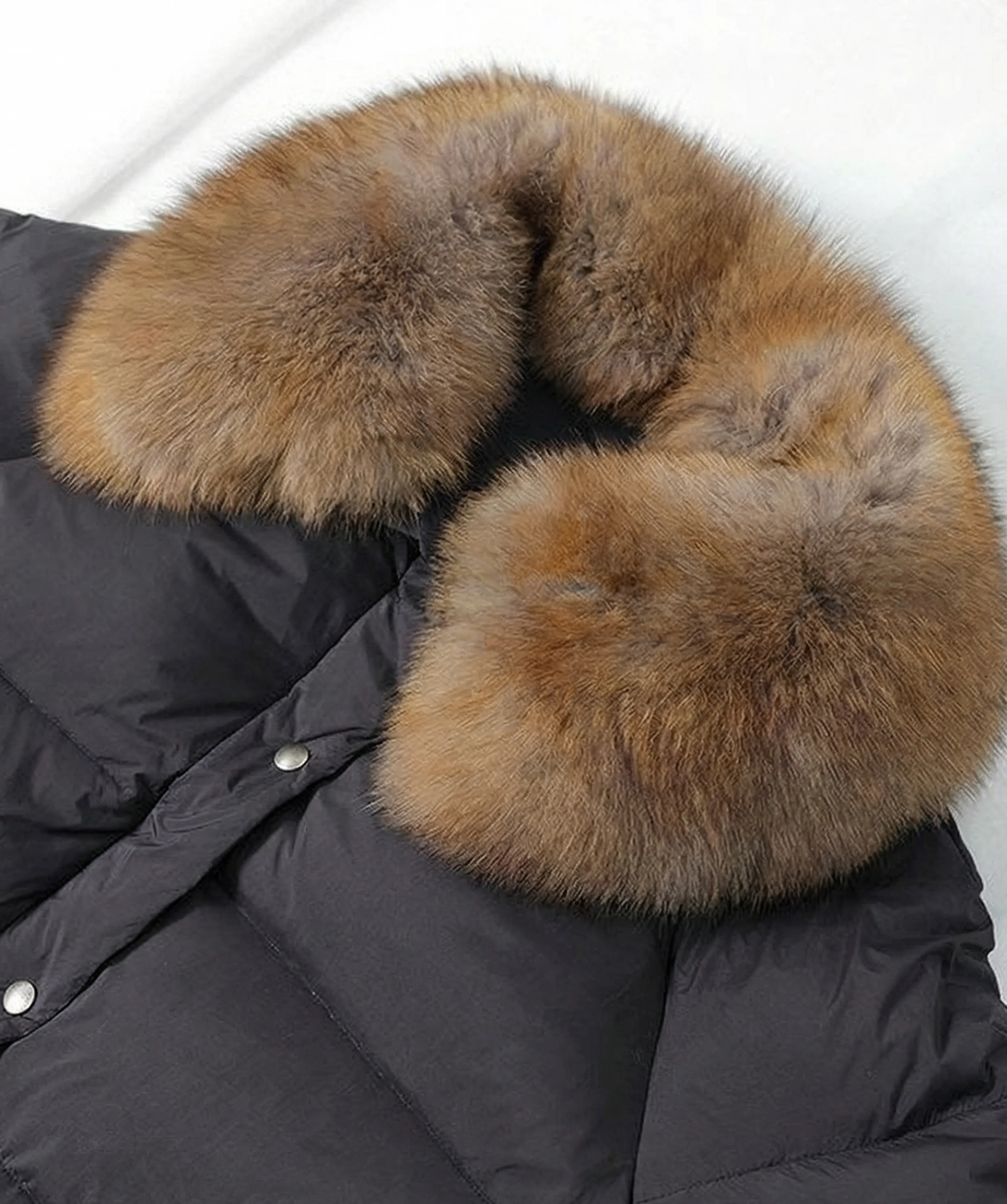 Fox Collar Down Puffer - Image 6