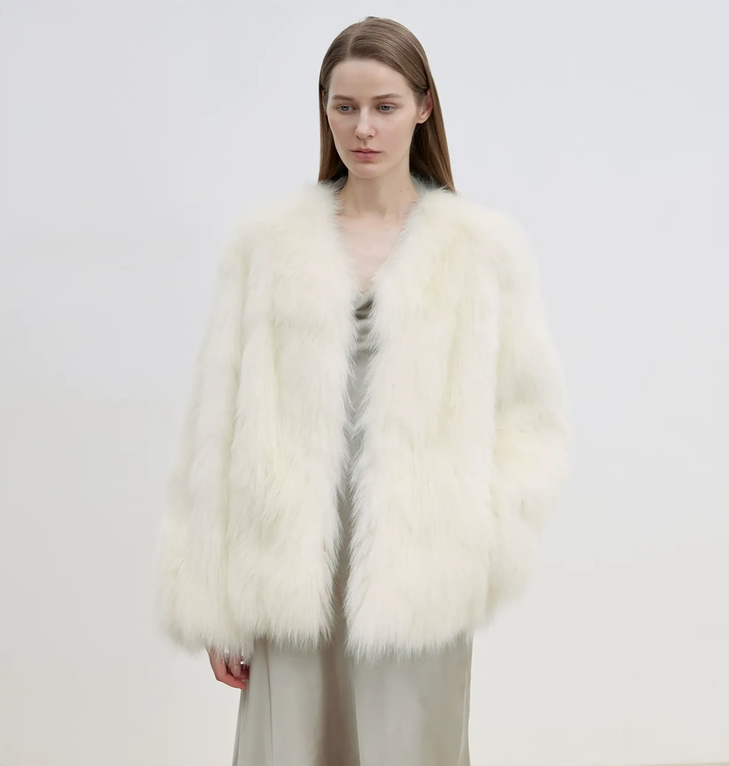 Free Role Fox Fur Jacket - Image 6