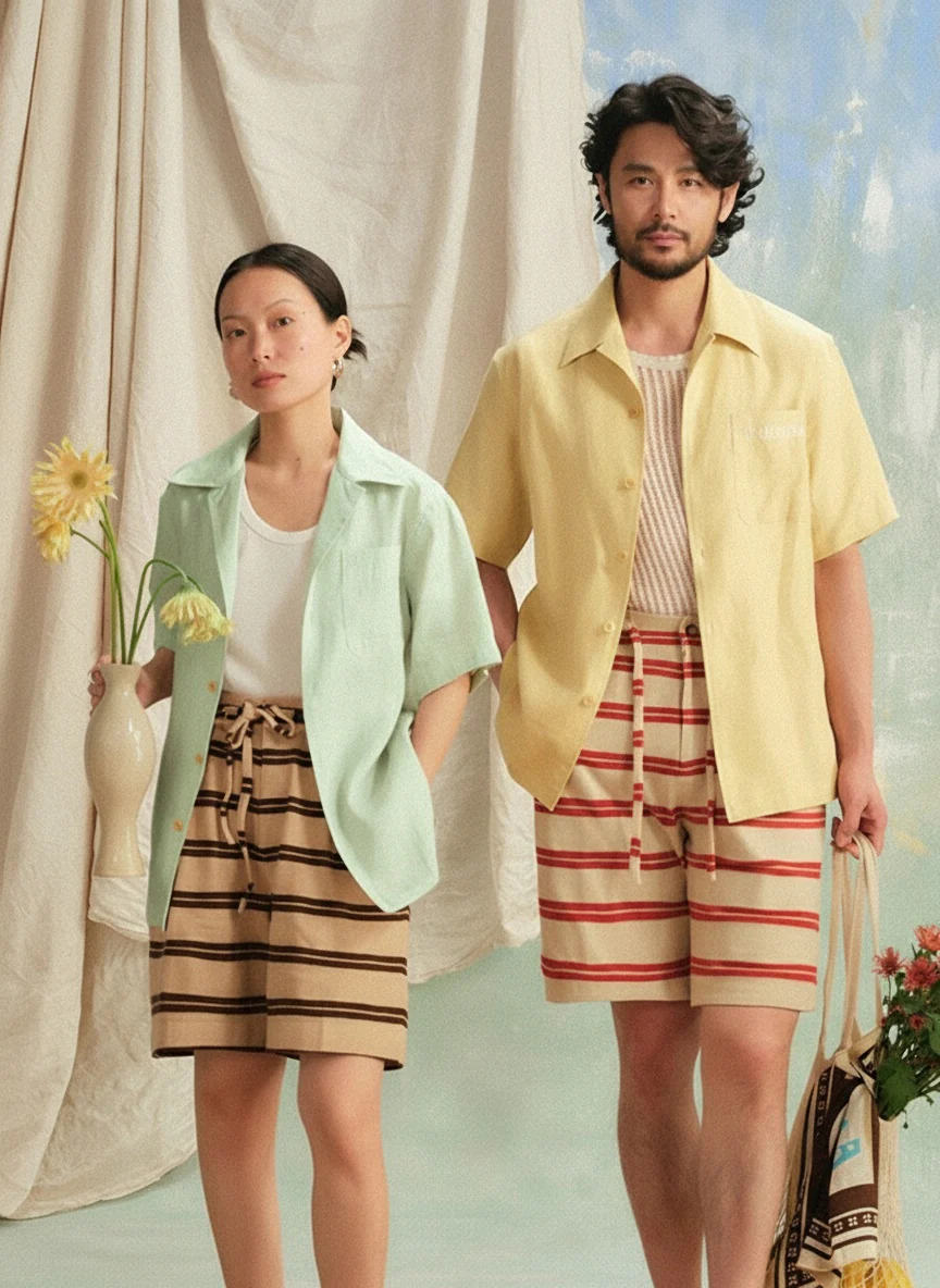 French Linen Camp-Collar Shirt - Image 2