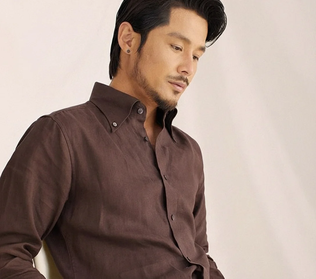 French Linen Vintage Shirt - Image 12