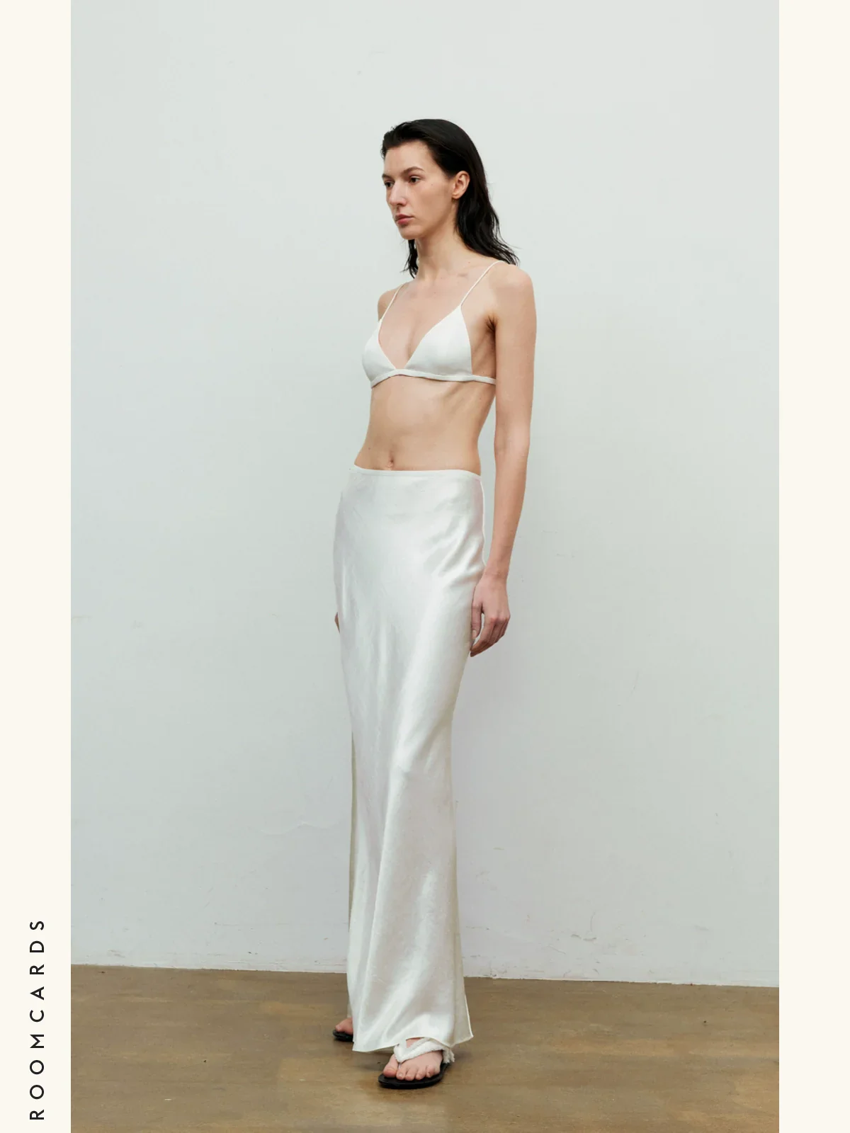 French Silk Triangle Bralette - Image 2