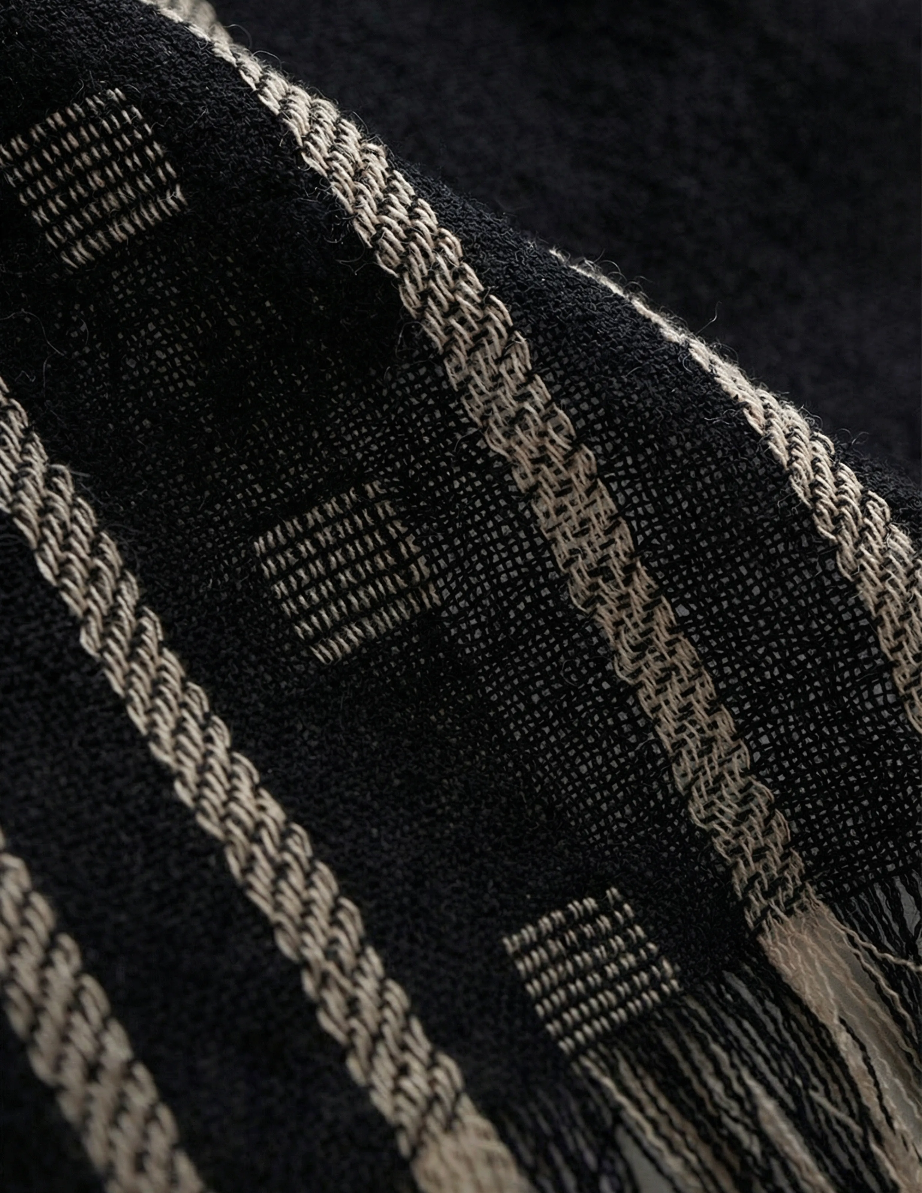 Fringed Border Shawl - Image 3