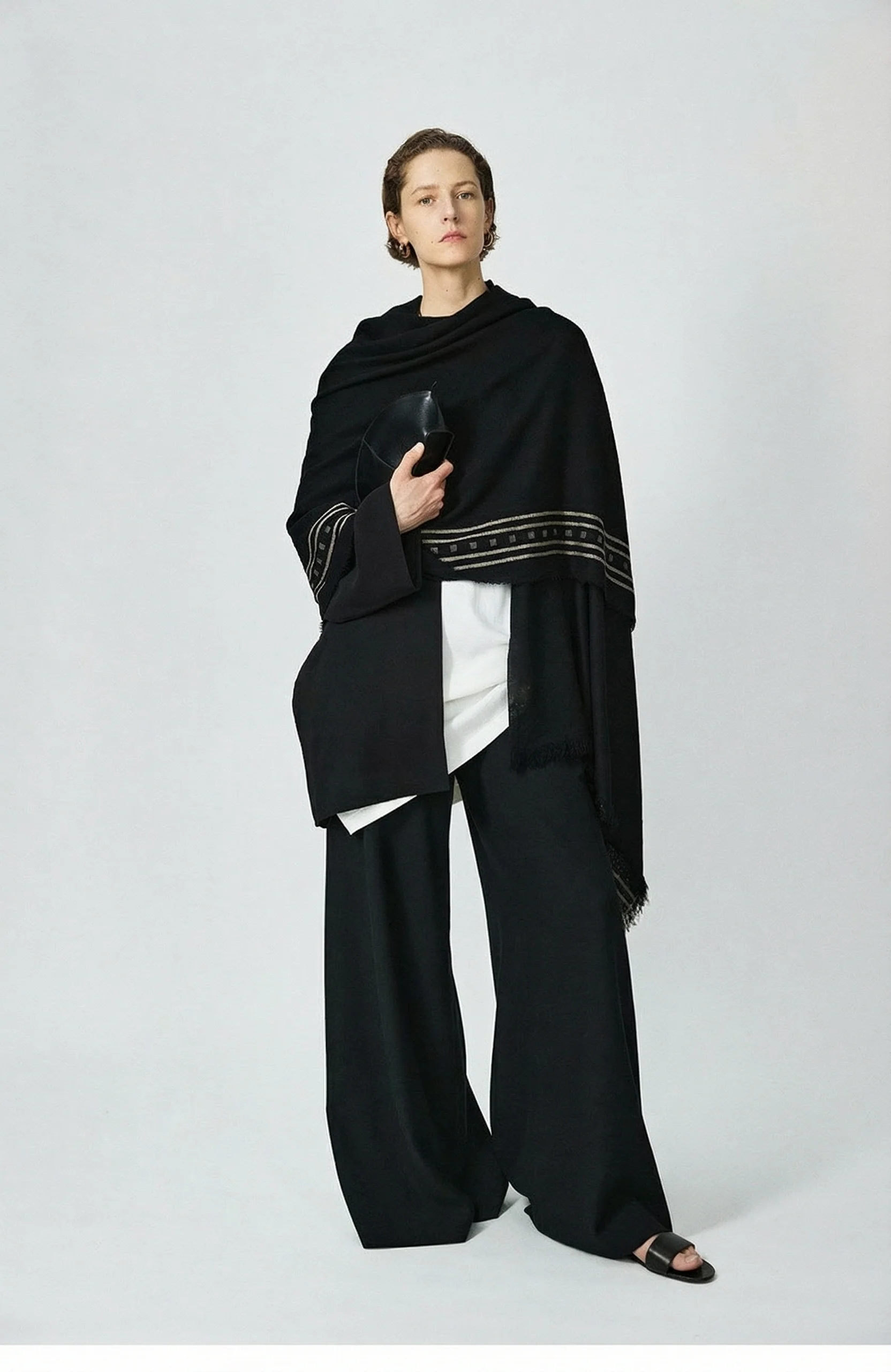 Fringed Border Shawl - Image 6