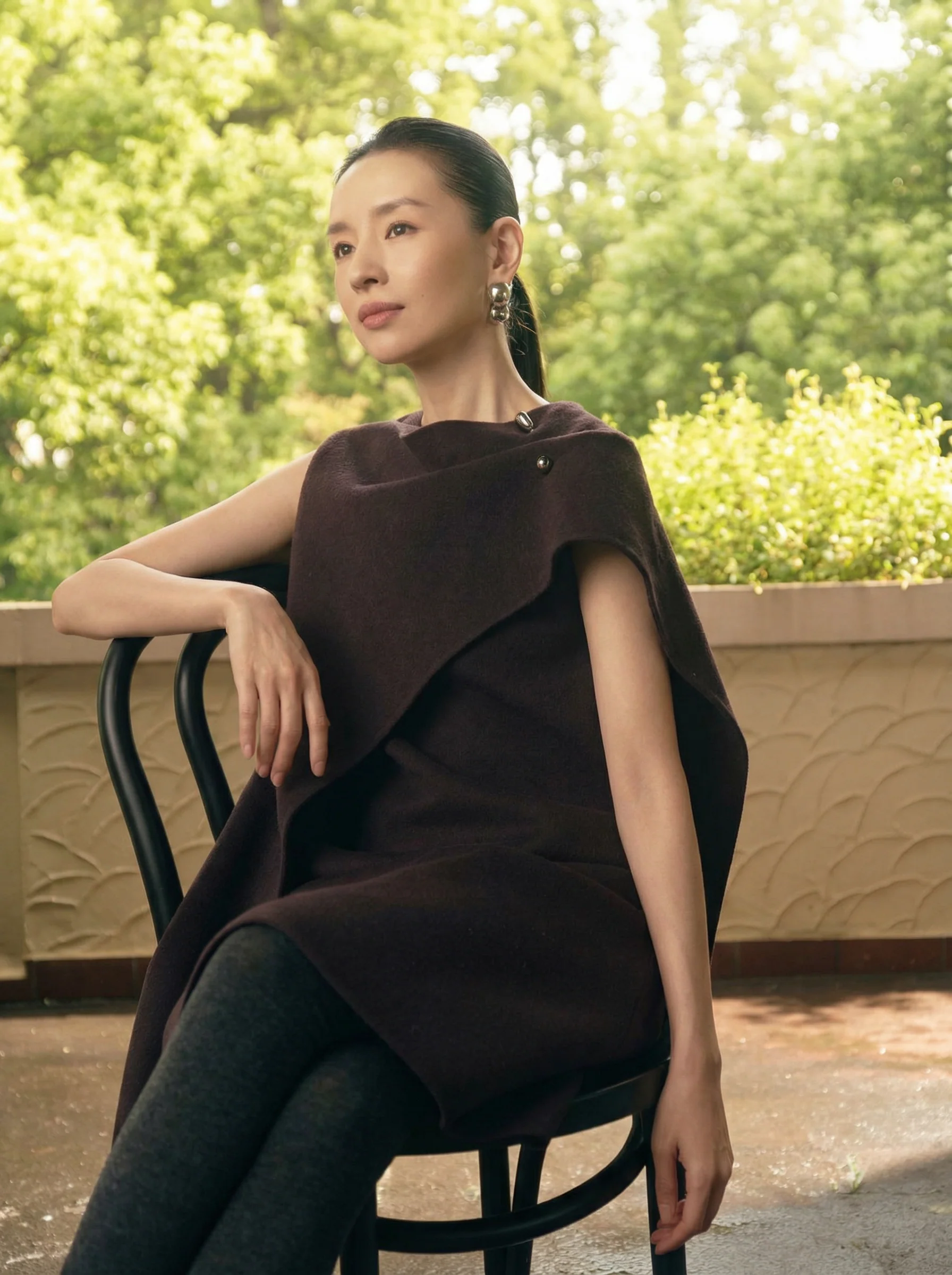 Fringed Wrap Shift Dress - Image 4