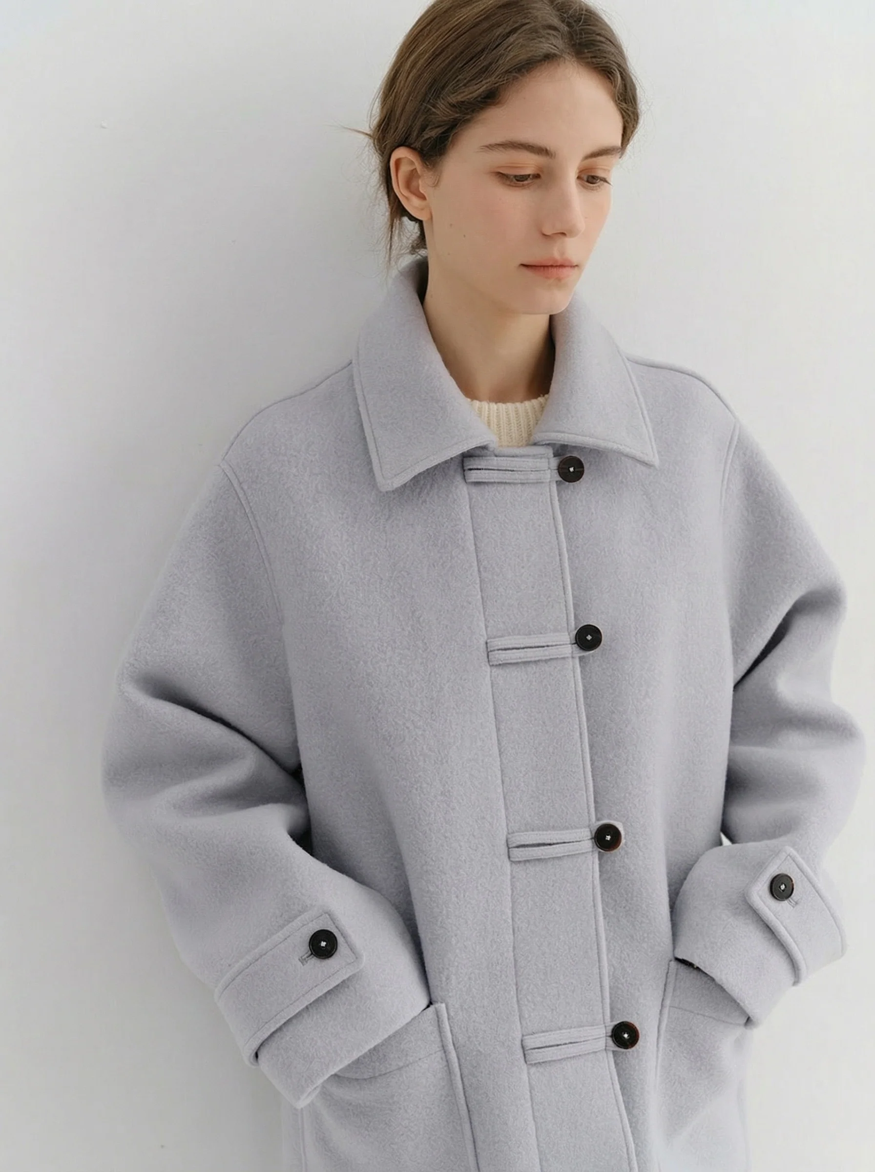 Frog Closure Coat - Image 4