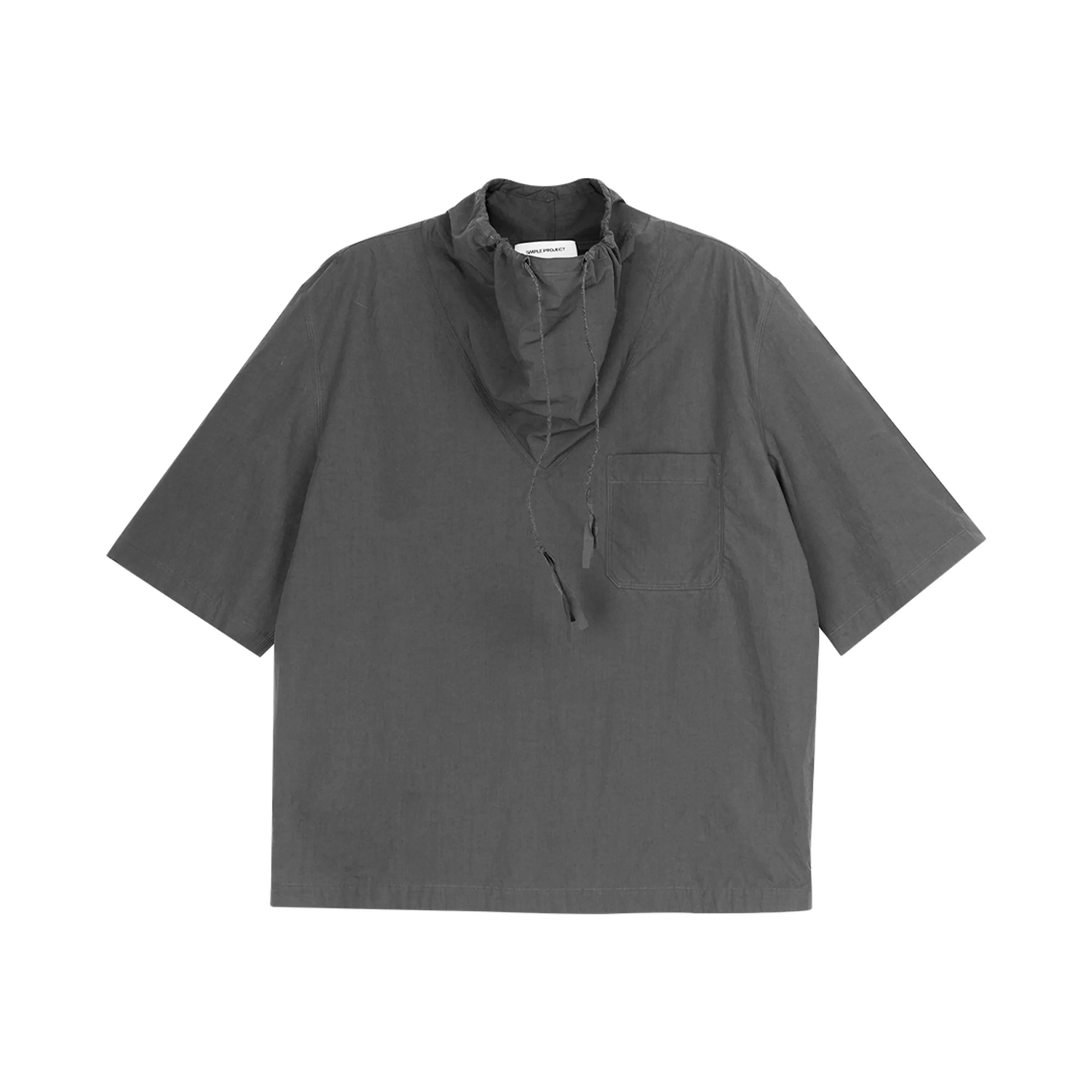 Funnel-Collar Popover Shirt - Image 6