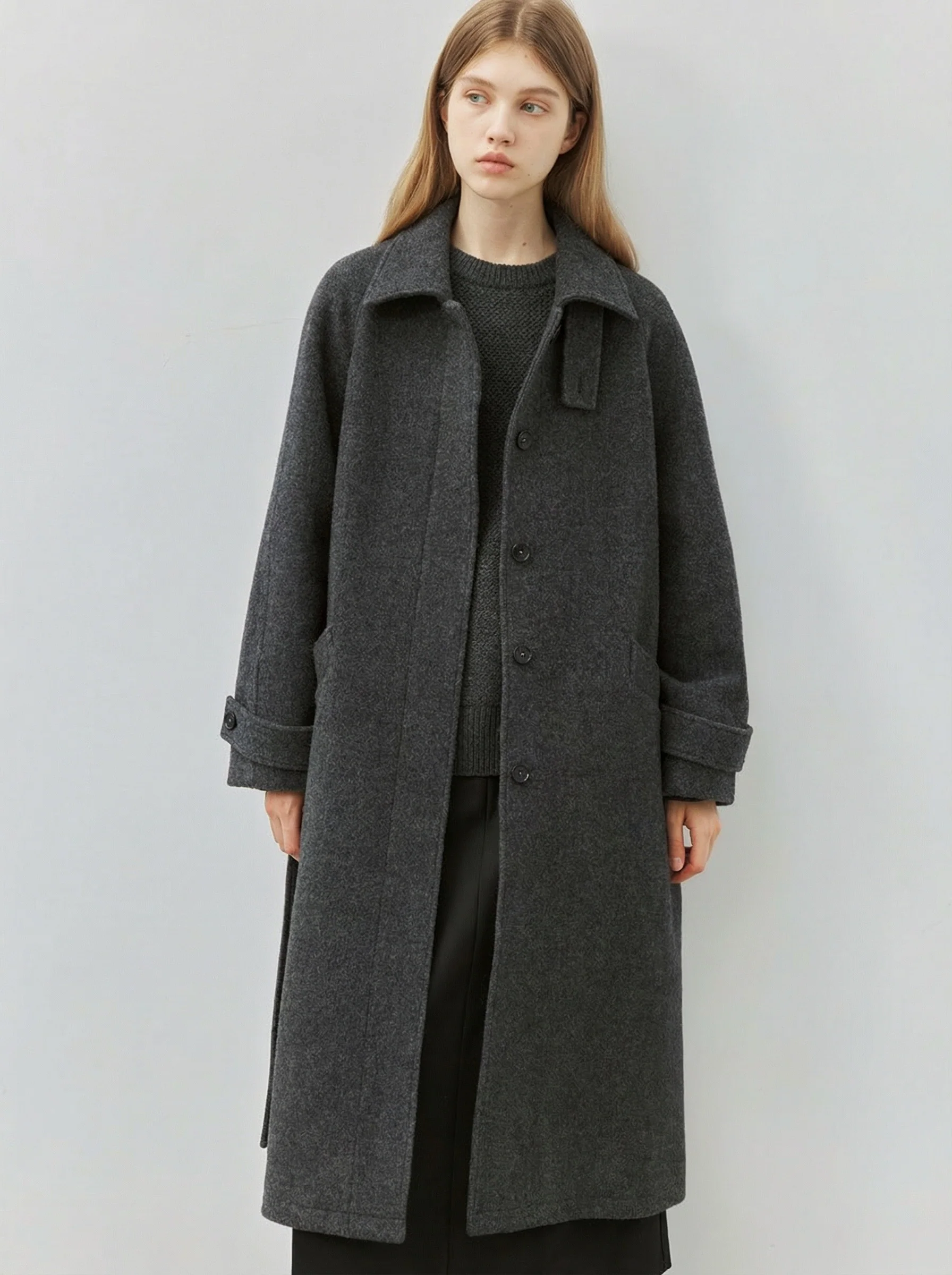 Funnel-Neck Coat - Image 4