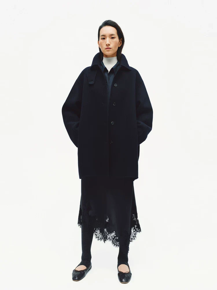 Funnel Neck Coat - Image 2