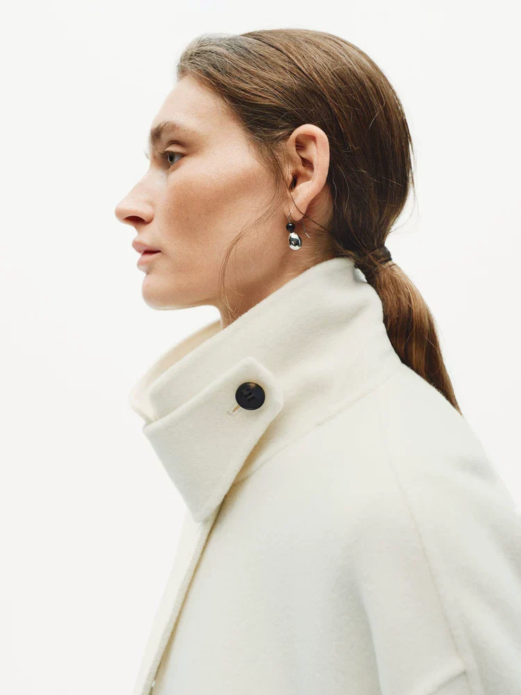 Funnel Neck Coat - Image 5