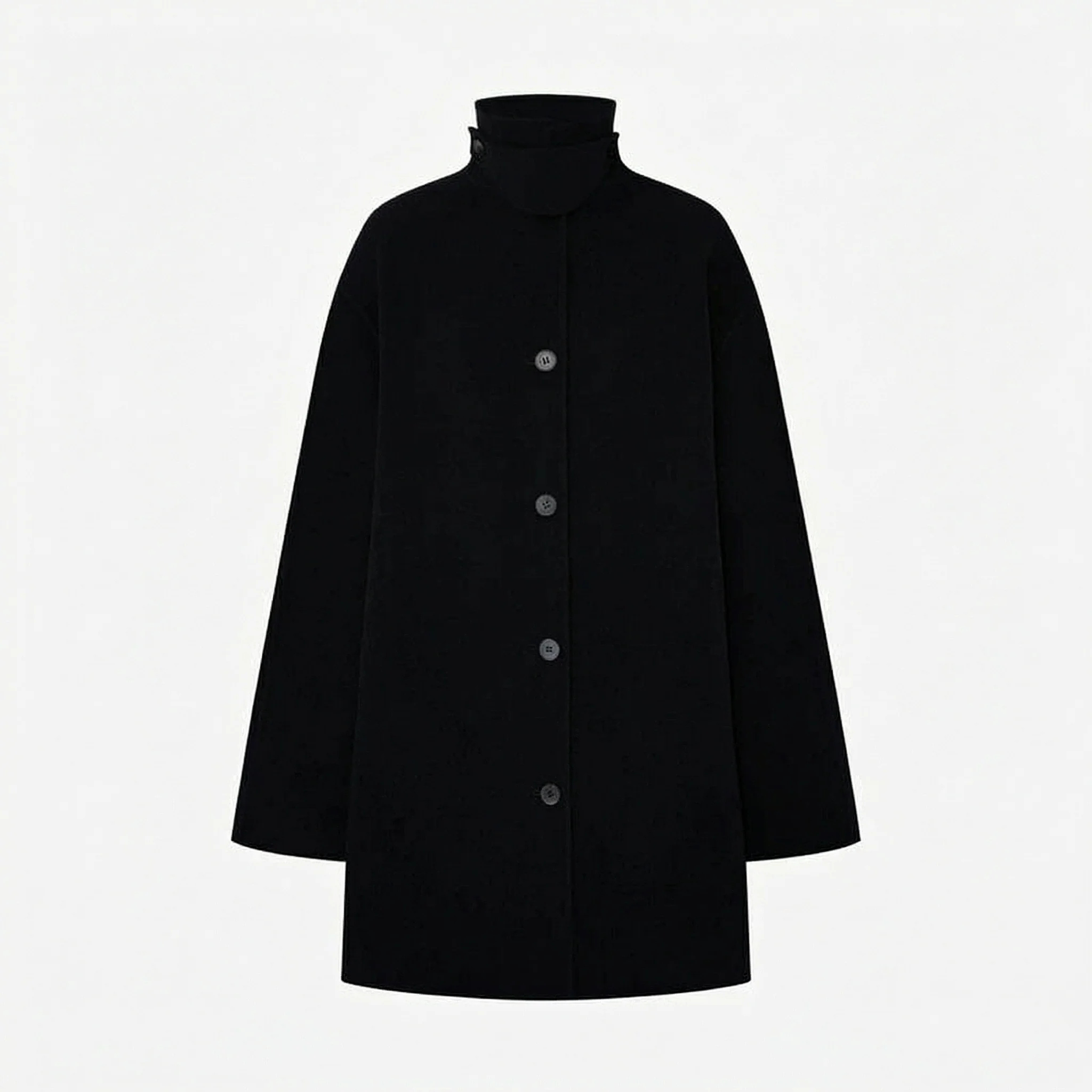 Funnel Neck Coat - Image 6
