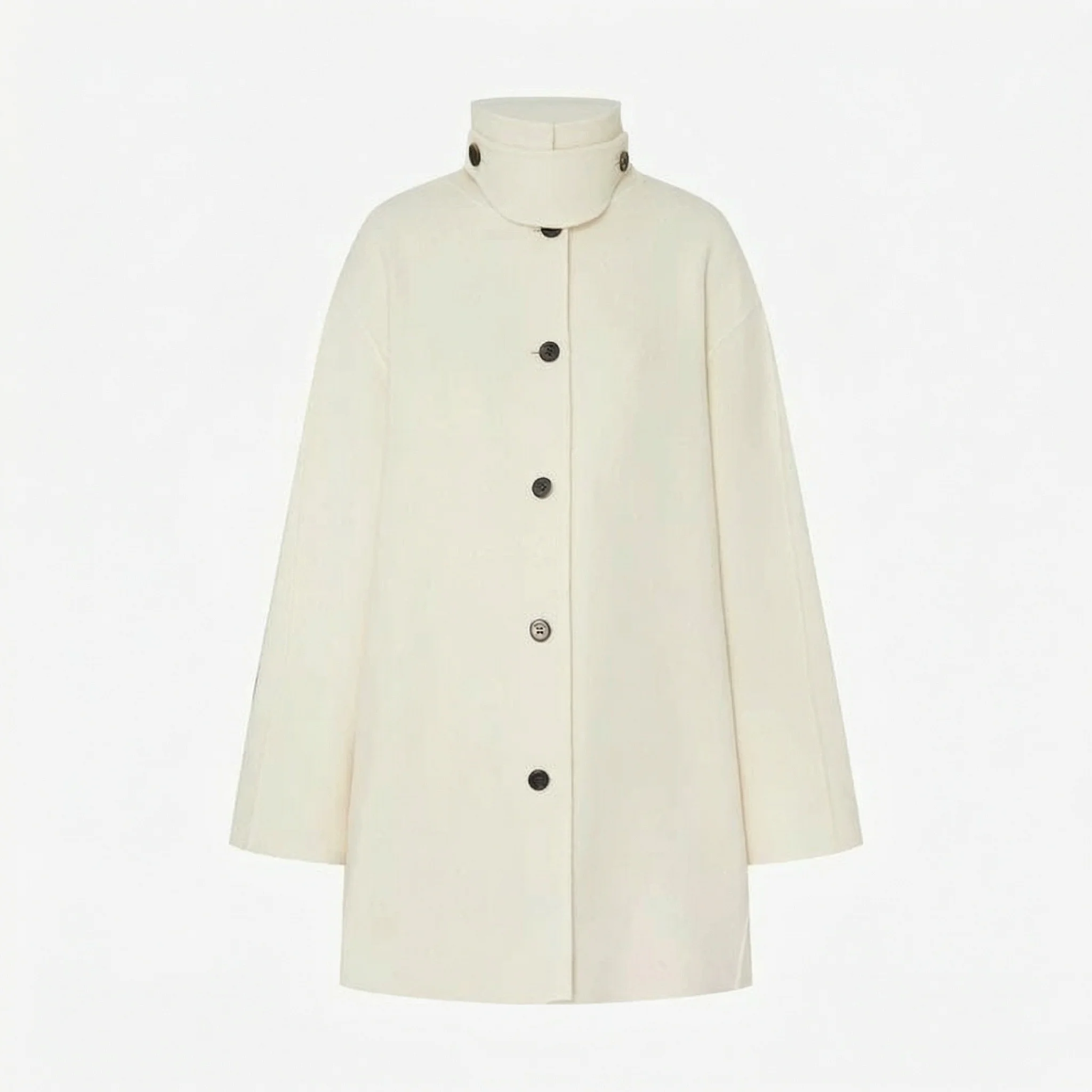 Funnel Neck Coat - Image 7