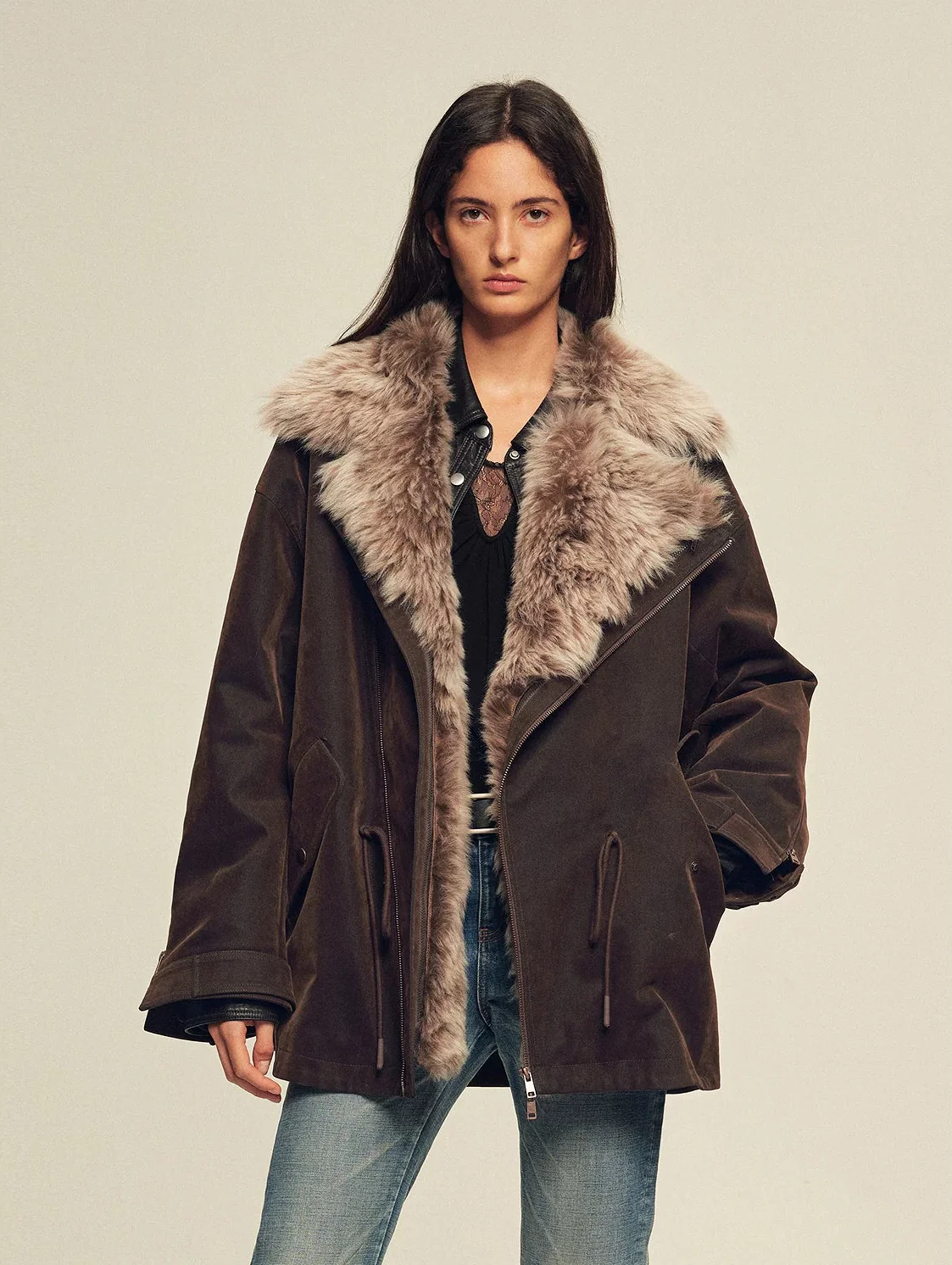 Fur Collar Parka