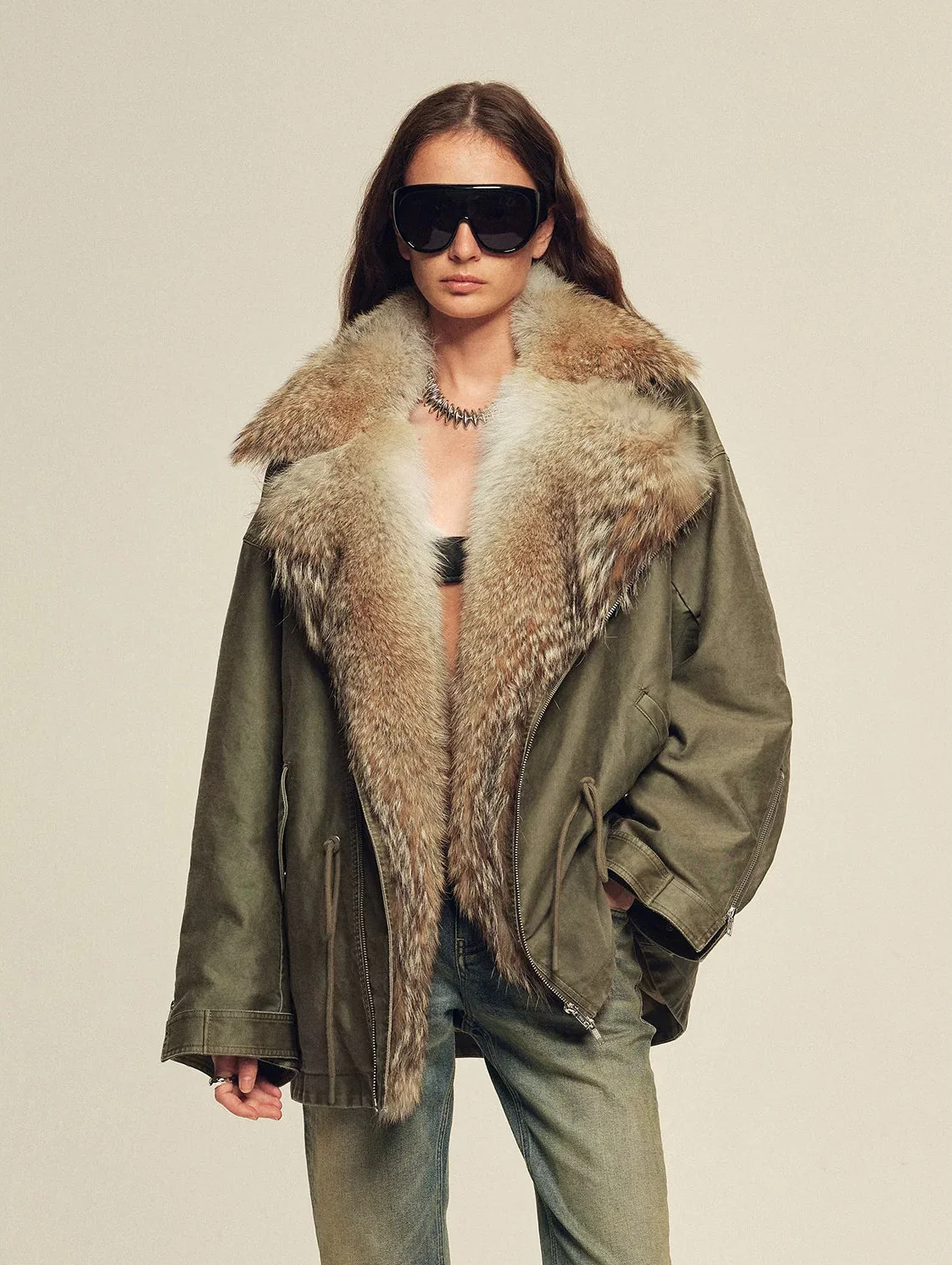 Fur Collar Parka - Image 2