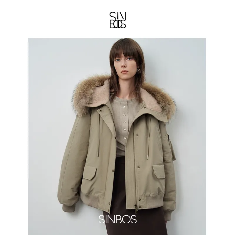 Fur-Trim Hooded Down Parka - Image 4