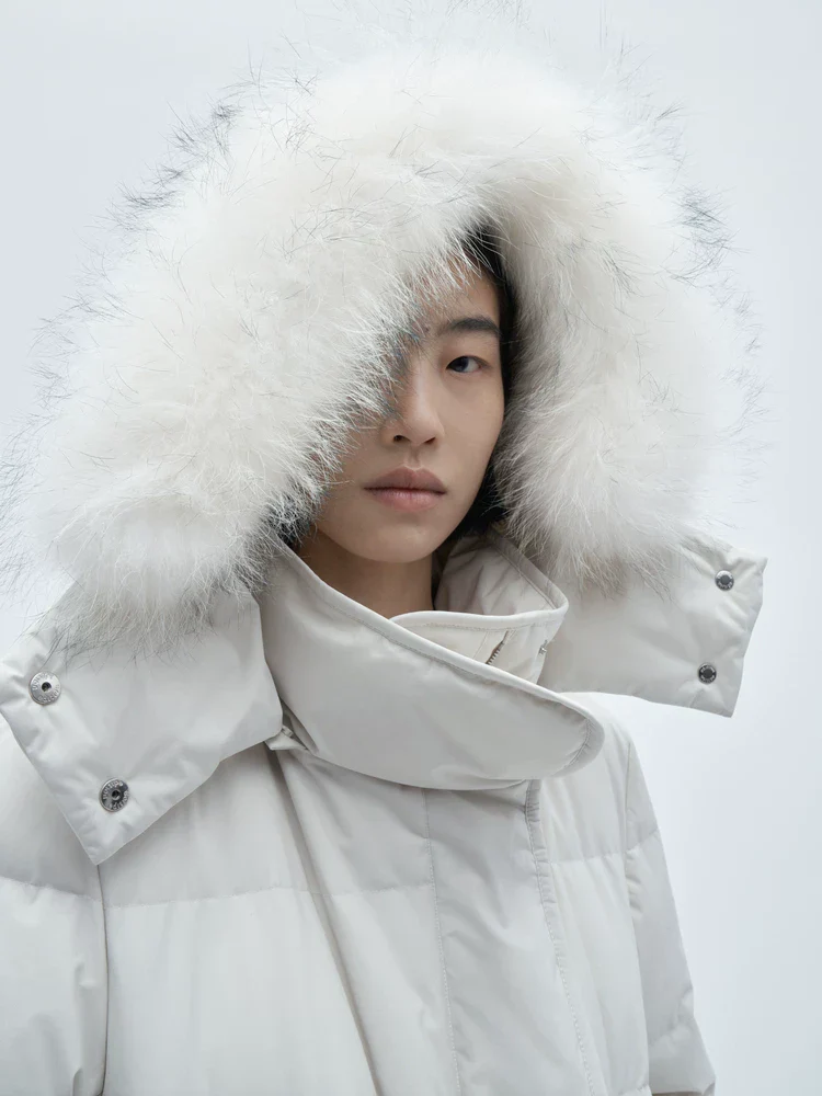 Fur-Trim Puffer Coat - Image 4