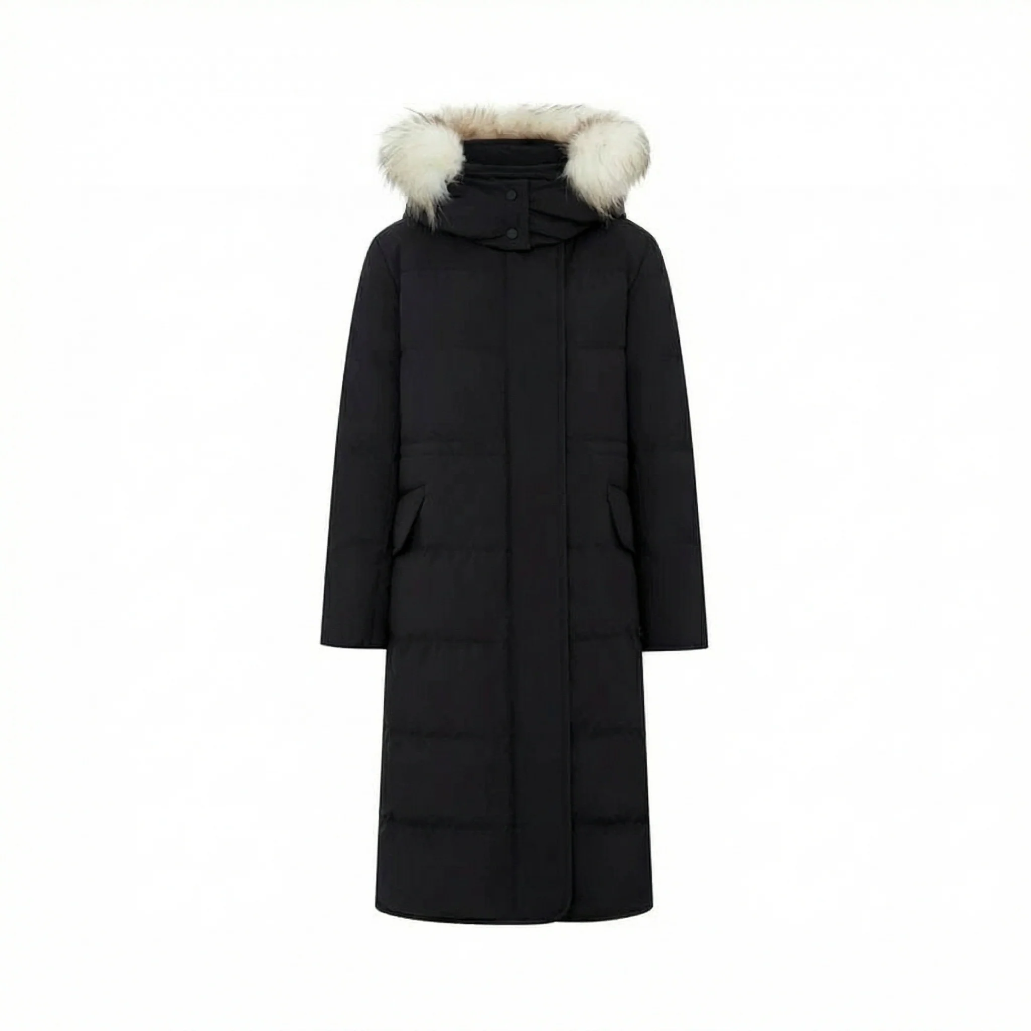 Fur-Trim Puffer Coat - Image 6