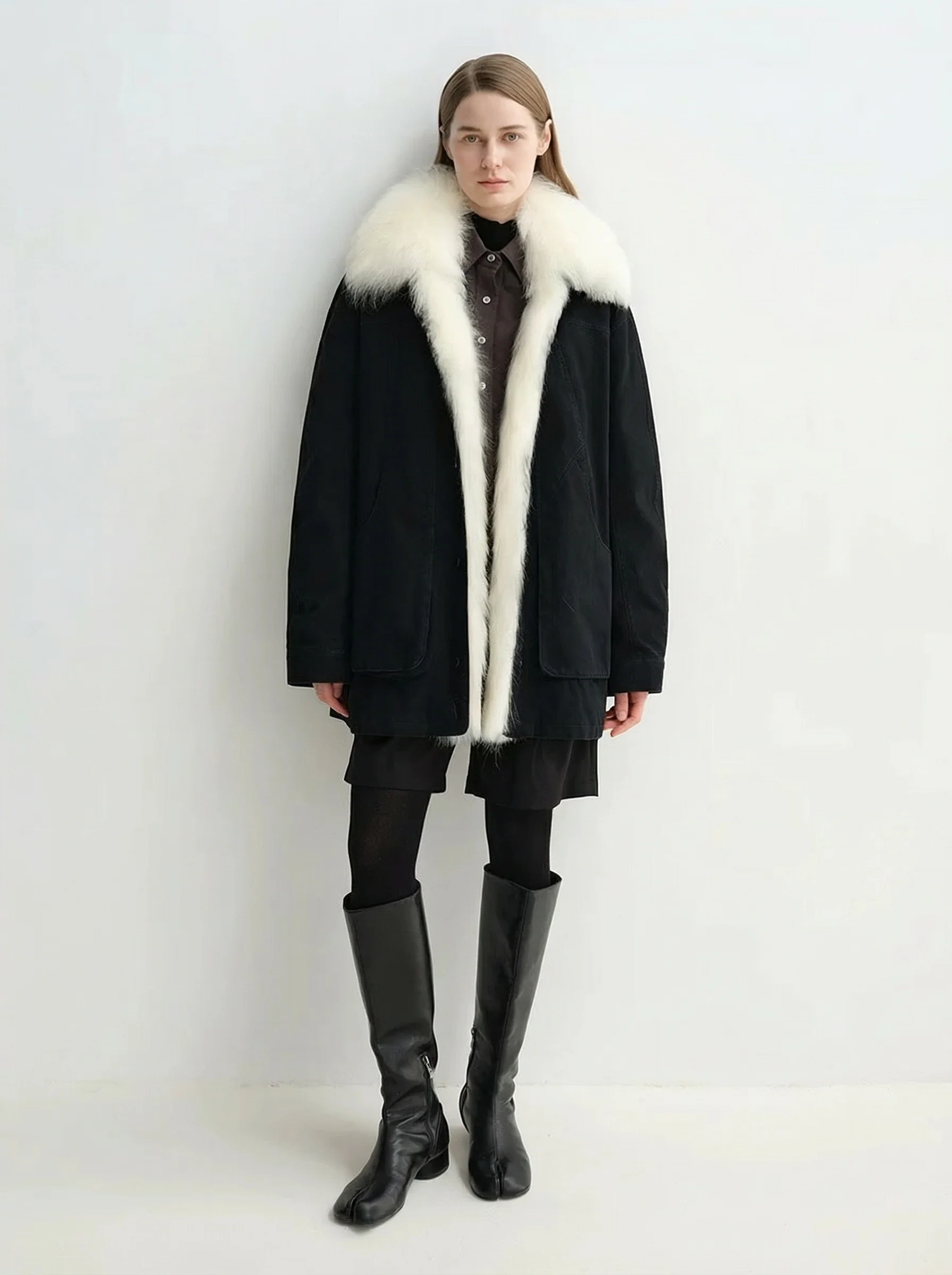 Fur Trim Utility Coat - Image 3