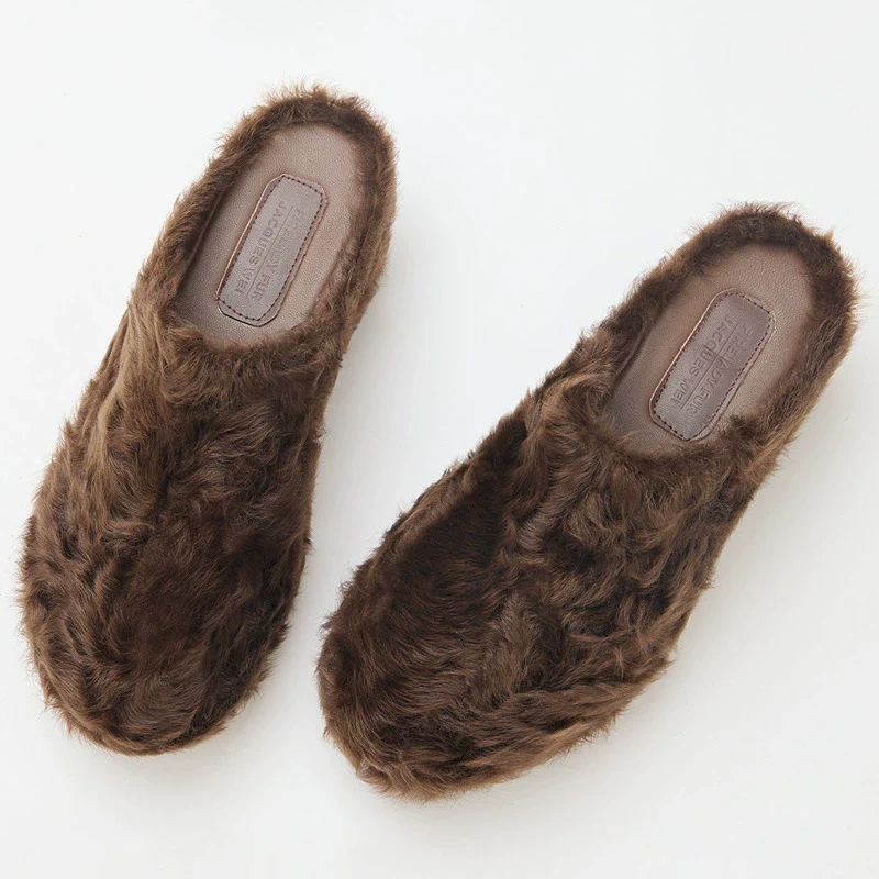 Furry Platform Mules - Image 6
