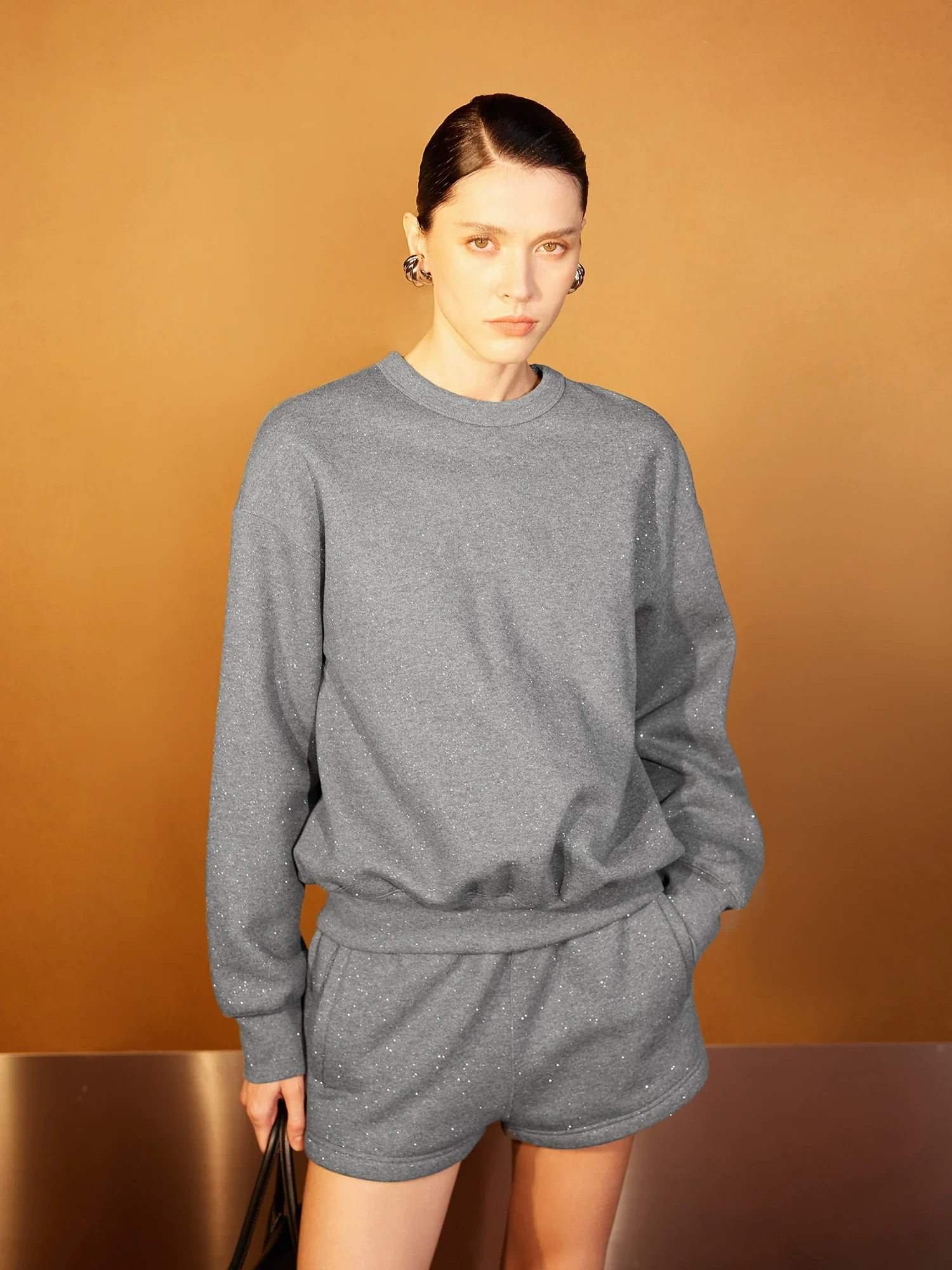Galaxy Starlight Terry Sweatshirt & Shorts Set - Image 3
