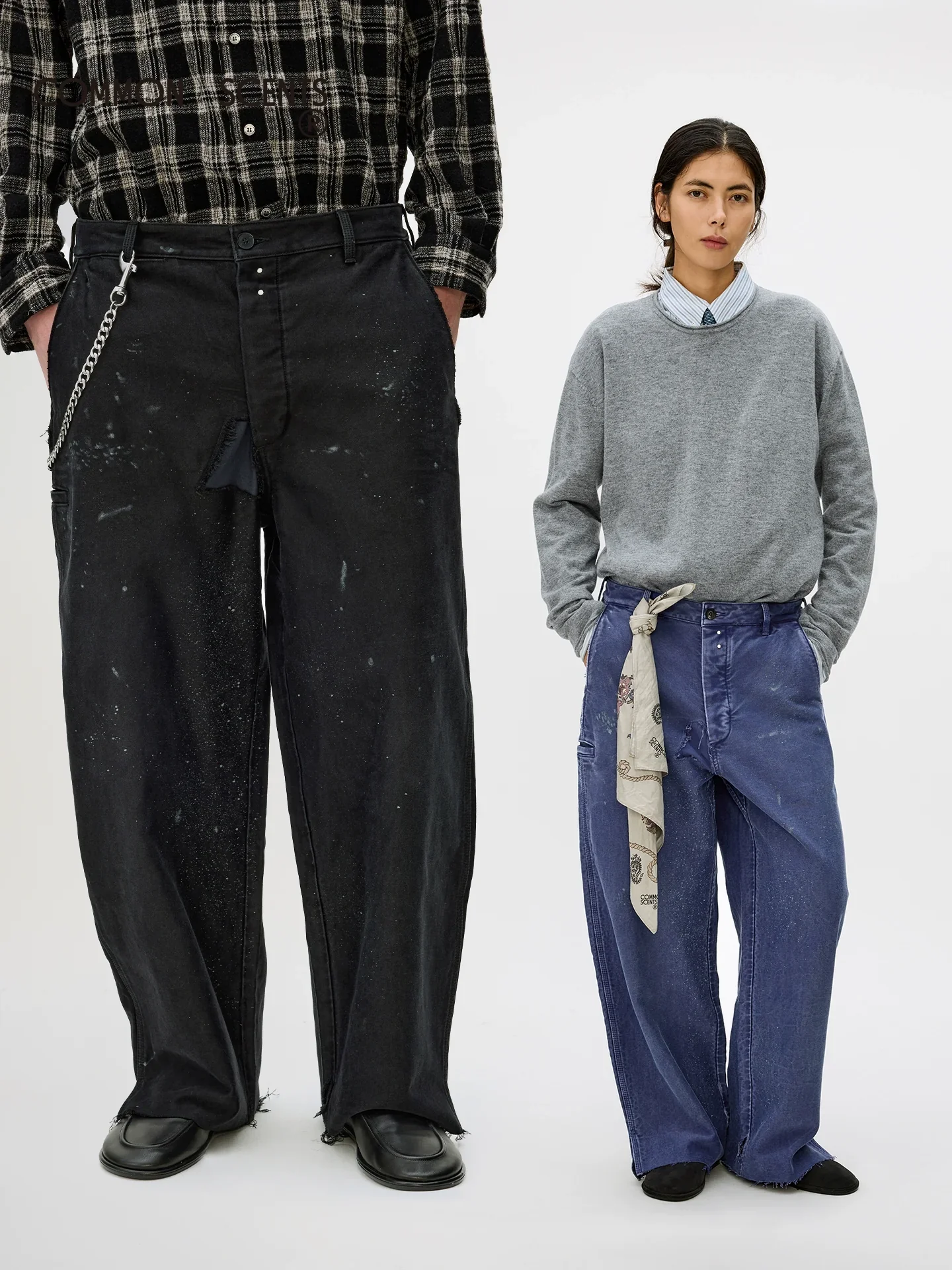 Garment-Dyed Moleskin Cropped Tapered Pants