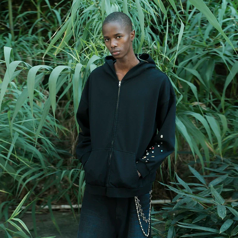 Gemstone Zip-Up Hoodie - Image 3