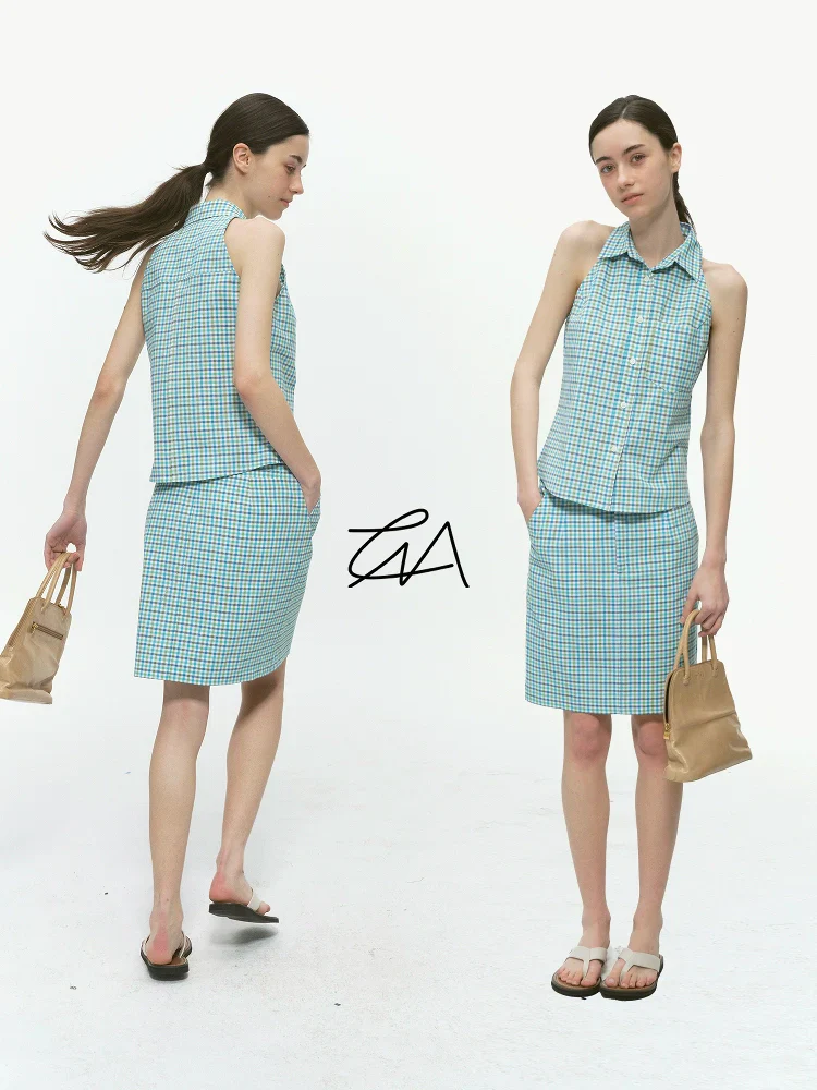 Gingham Check Set