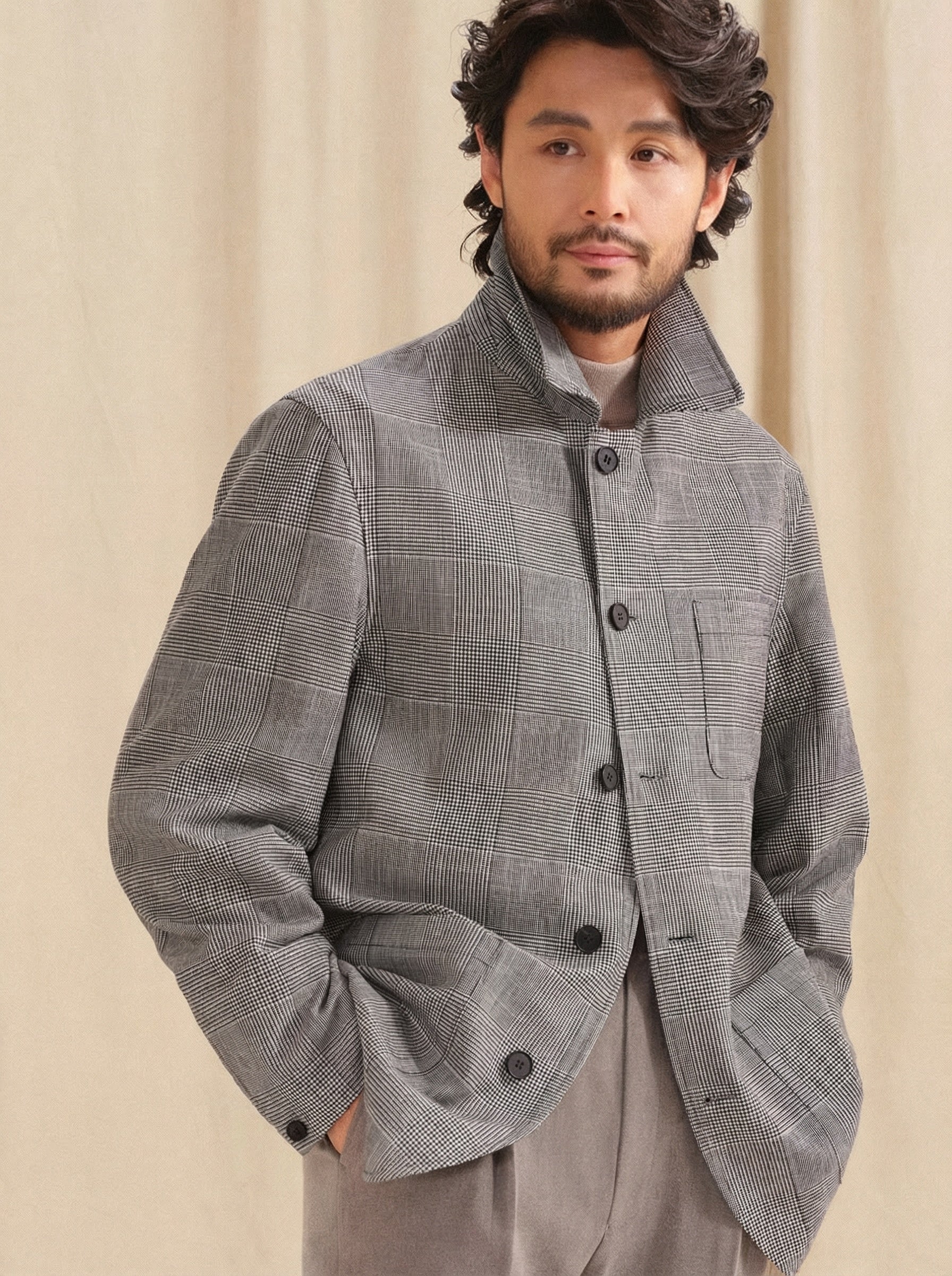 Glen Check Jacket