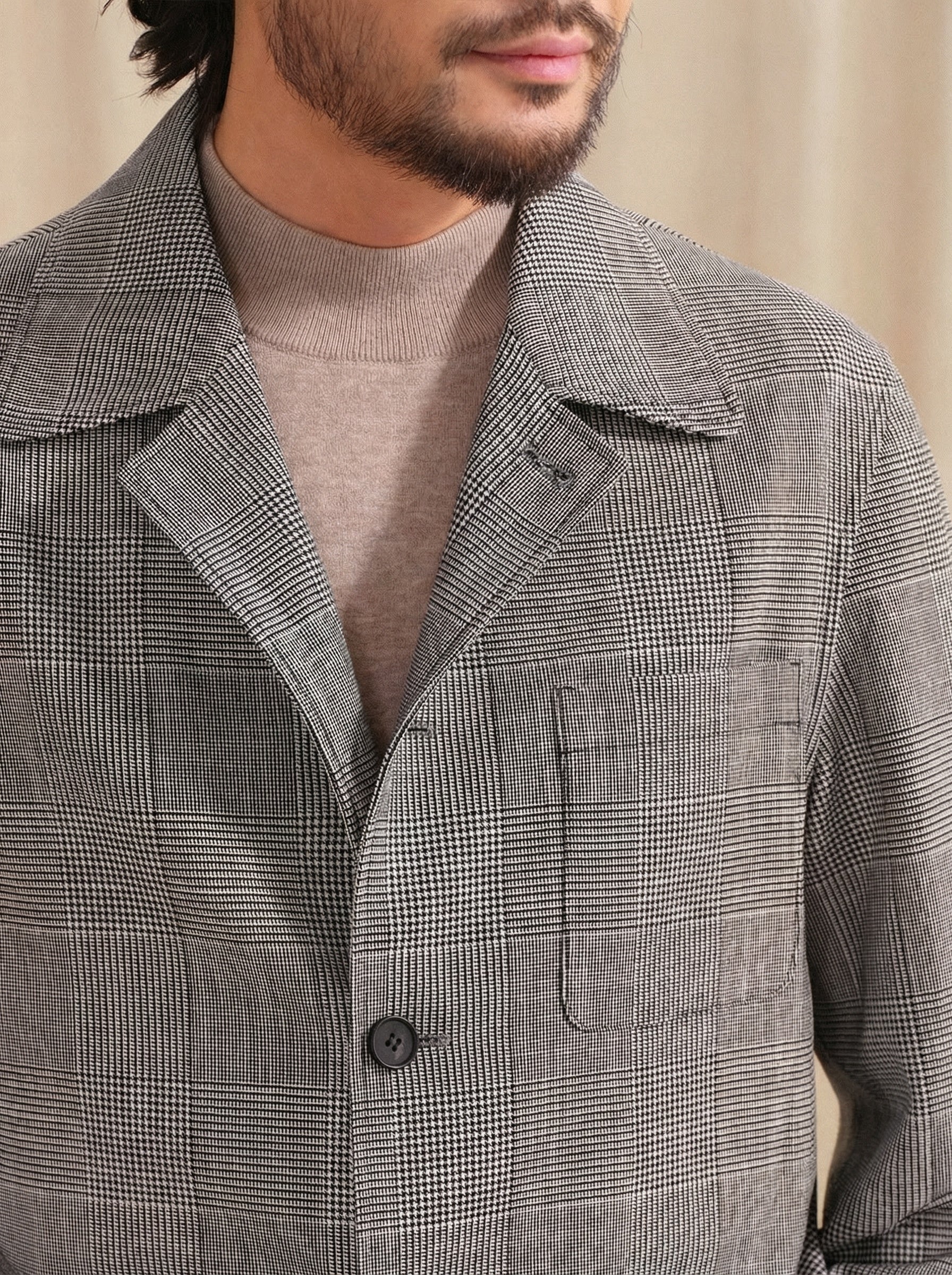 Glen Check Jacket - Image 5