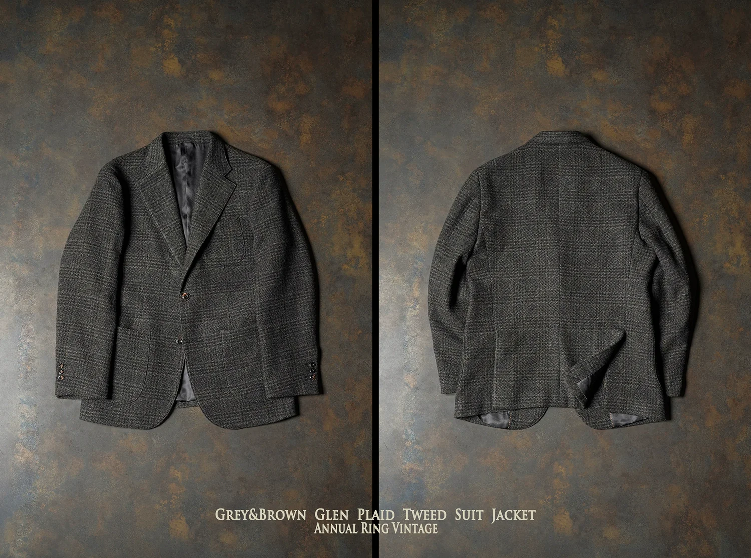 Glen Plaid Tweed Suit Jacket - Image 10