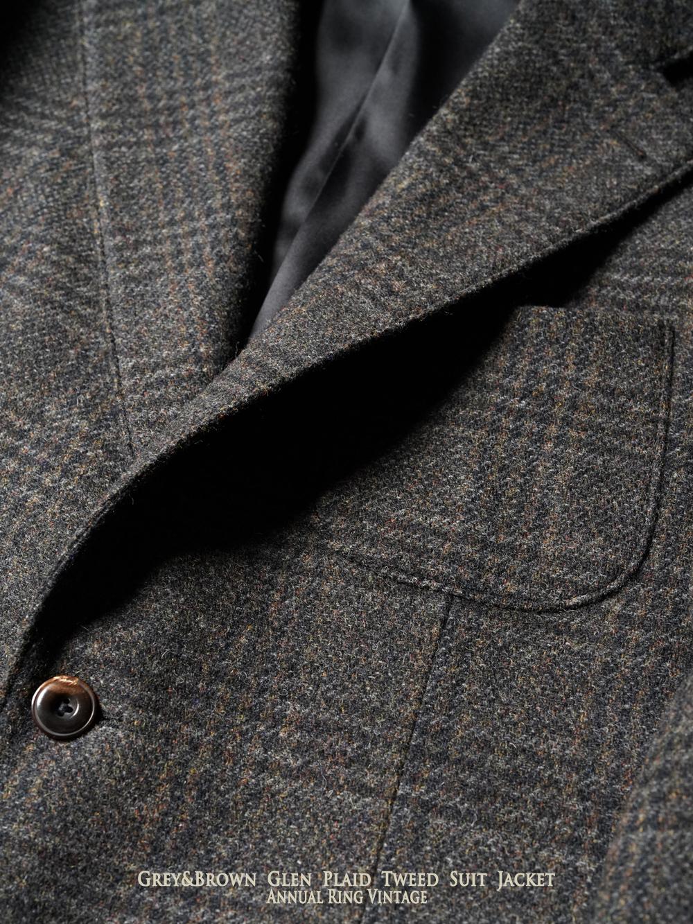 Glen Plaid Tweed Suit Jacket - Image 4