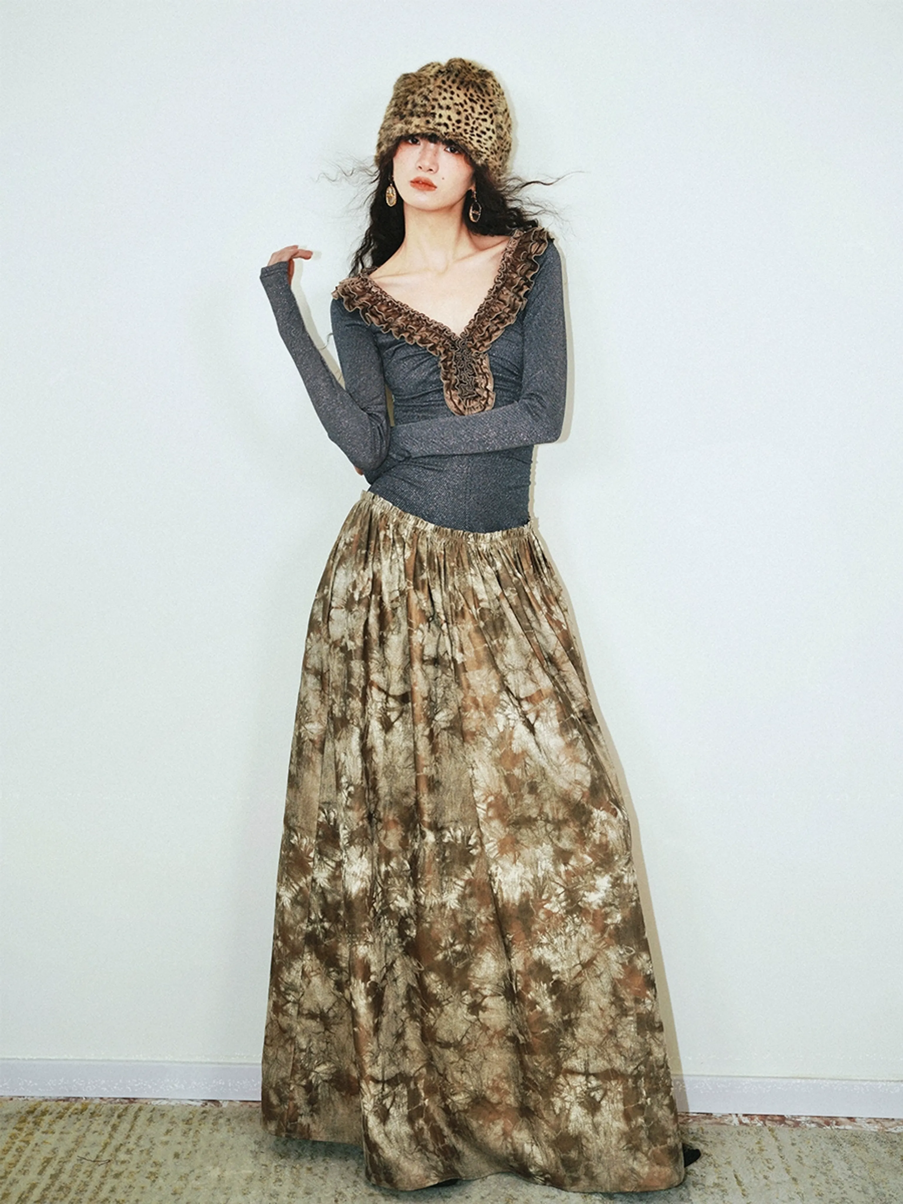 Glitter Knitted Long Dress - Image 4