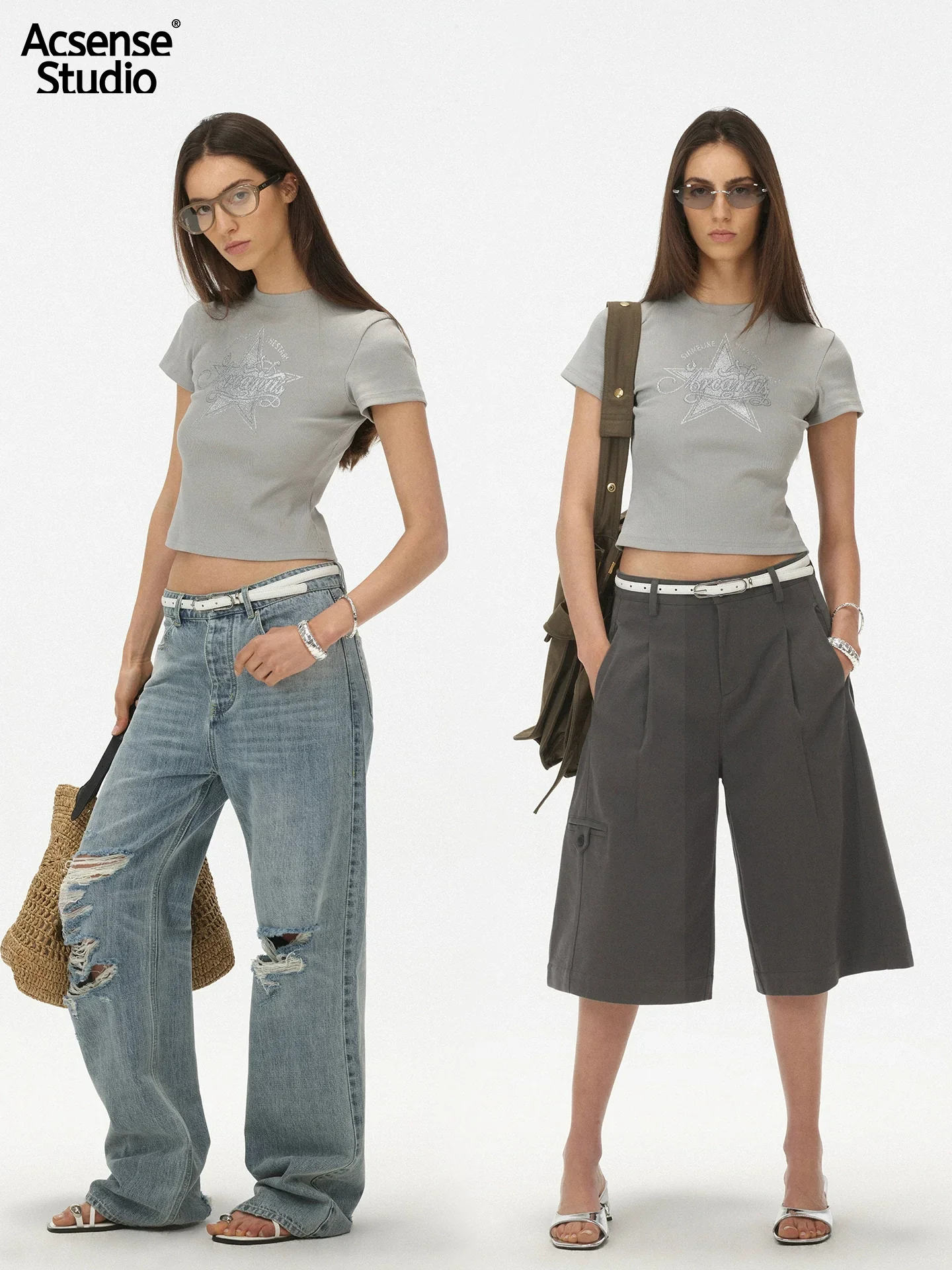 Glitter Star Slim Tee - Image 4