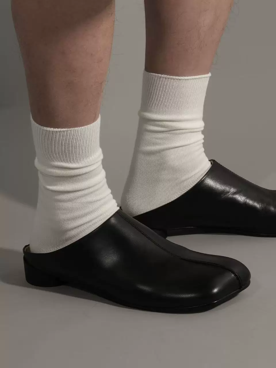 Glossy Square-Toe Mules - Image 3