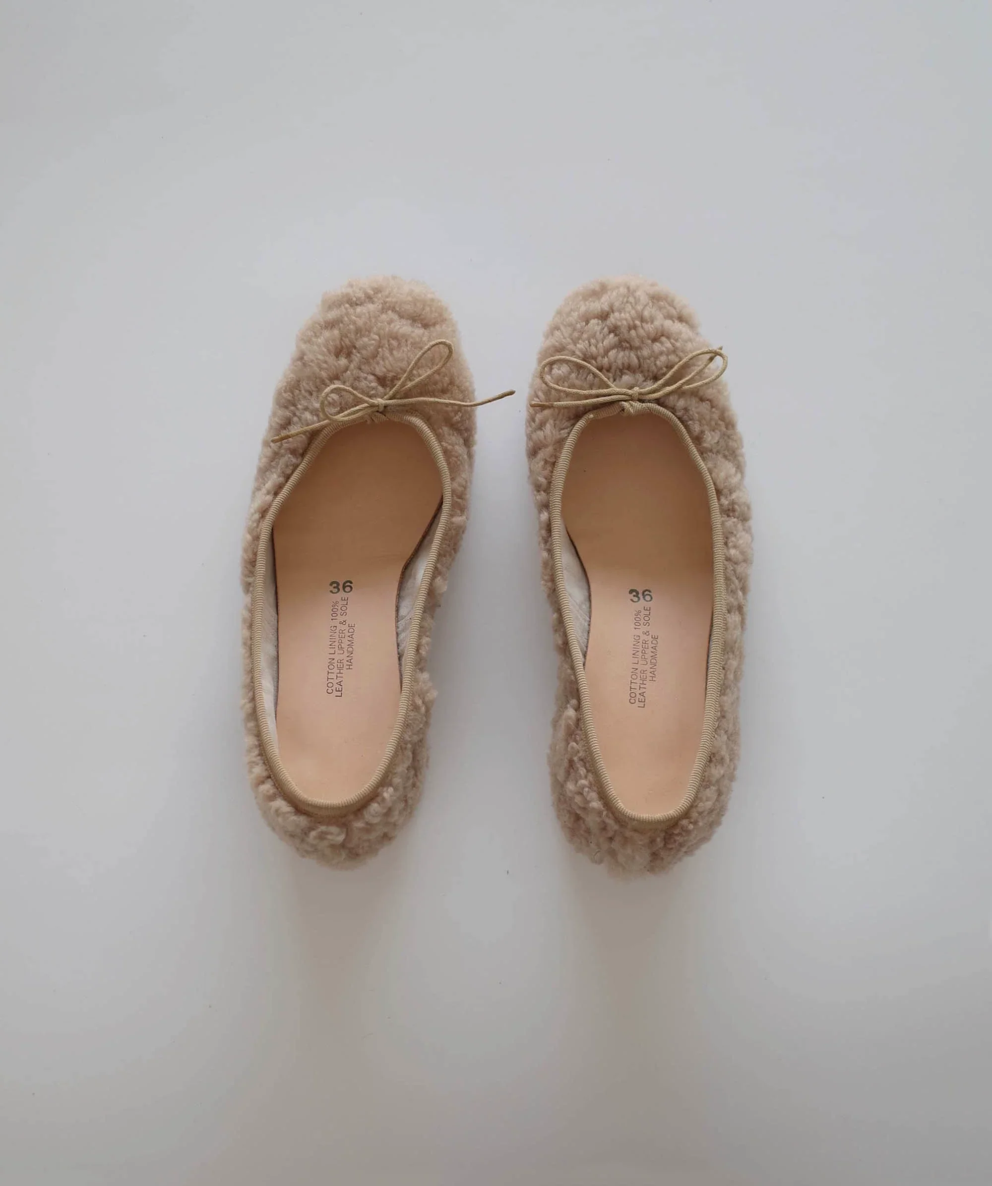 Goat-Hair Ballet Flats
