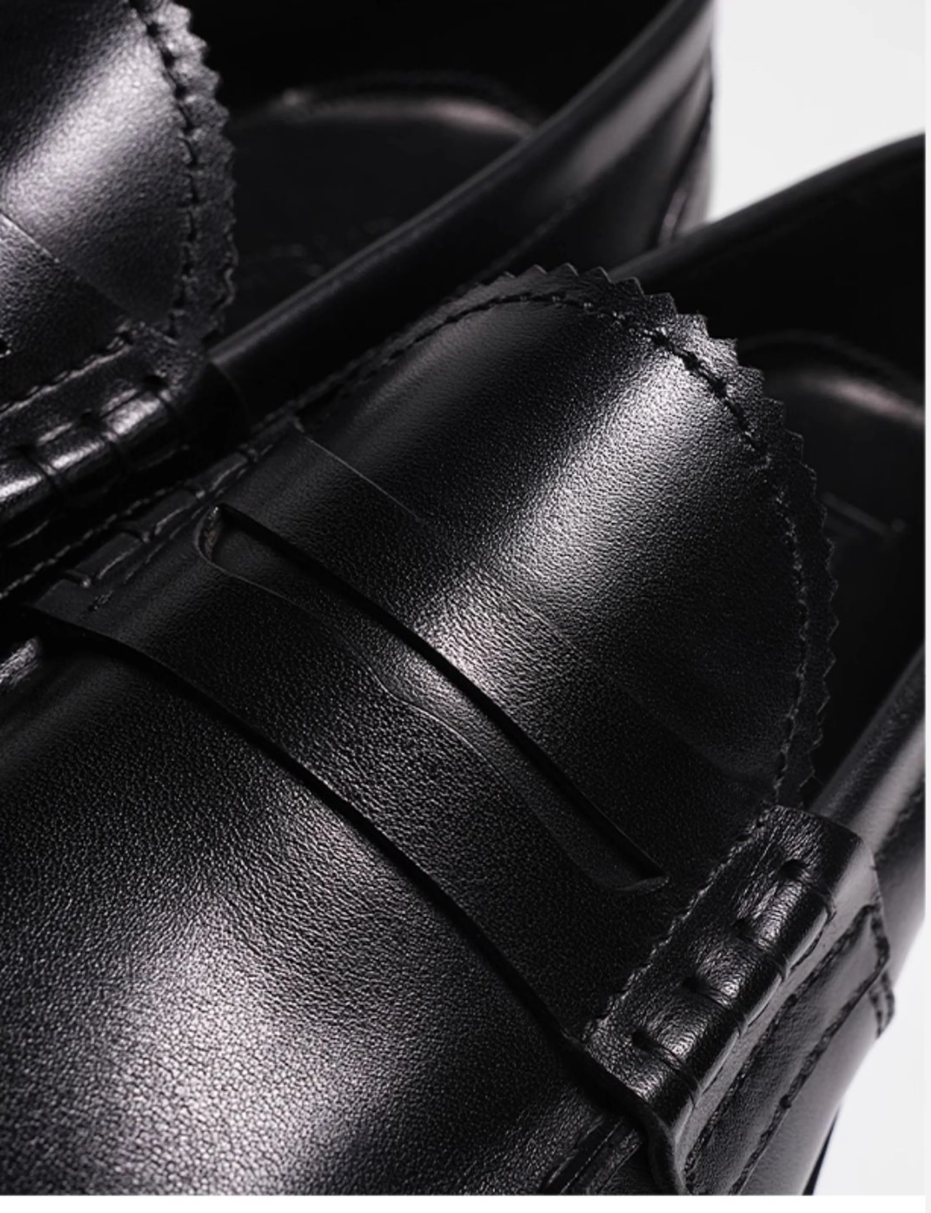 Goodyear-Welt Leather Penny Loafers - Image 2