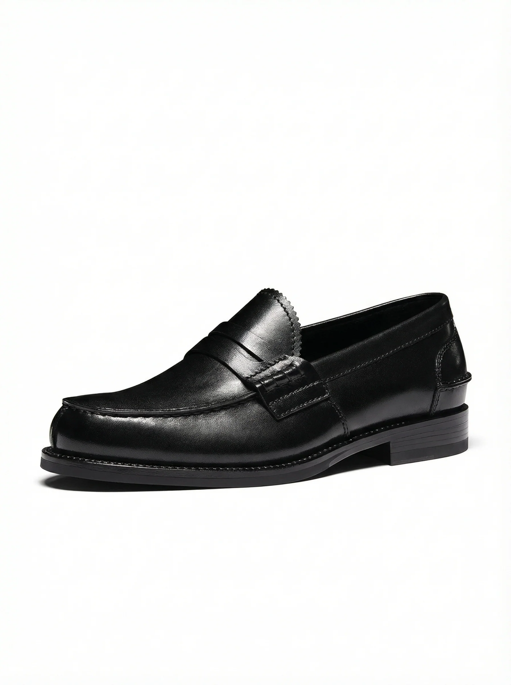 Goodyear-Welt Leather Penny Loafers - Image 4