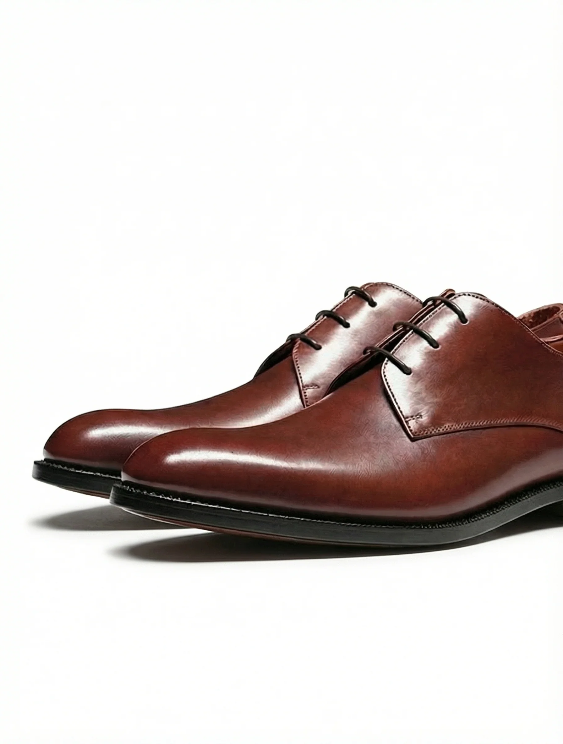 Goodyear-Welted Calfskin Derby - Image 3