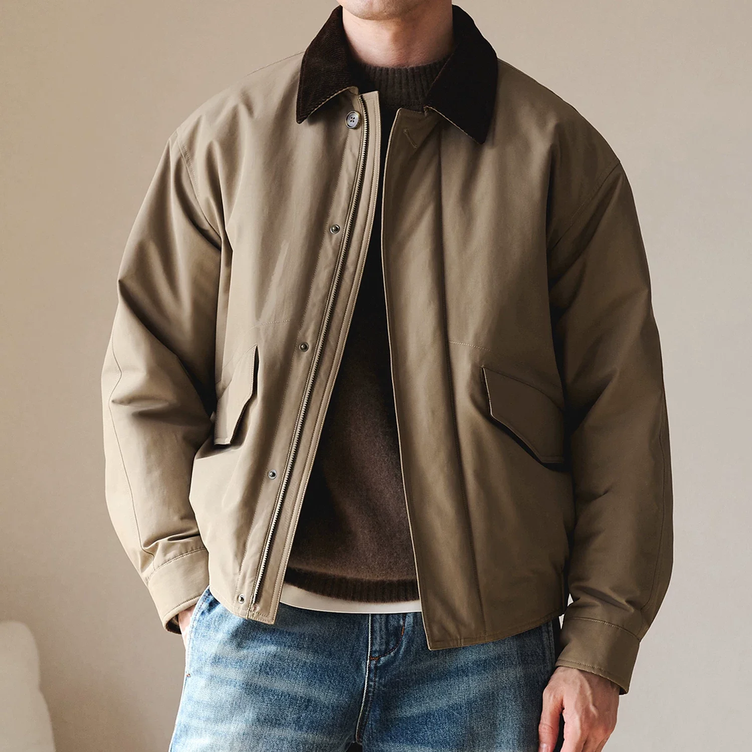 Goose Down Barn Jacket - Image 4