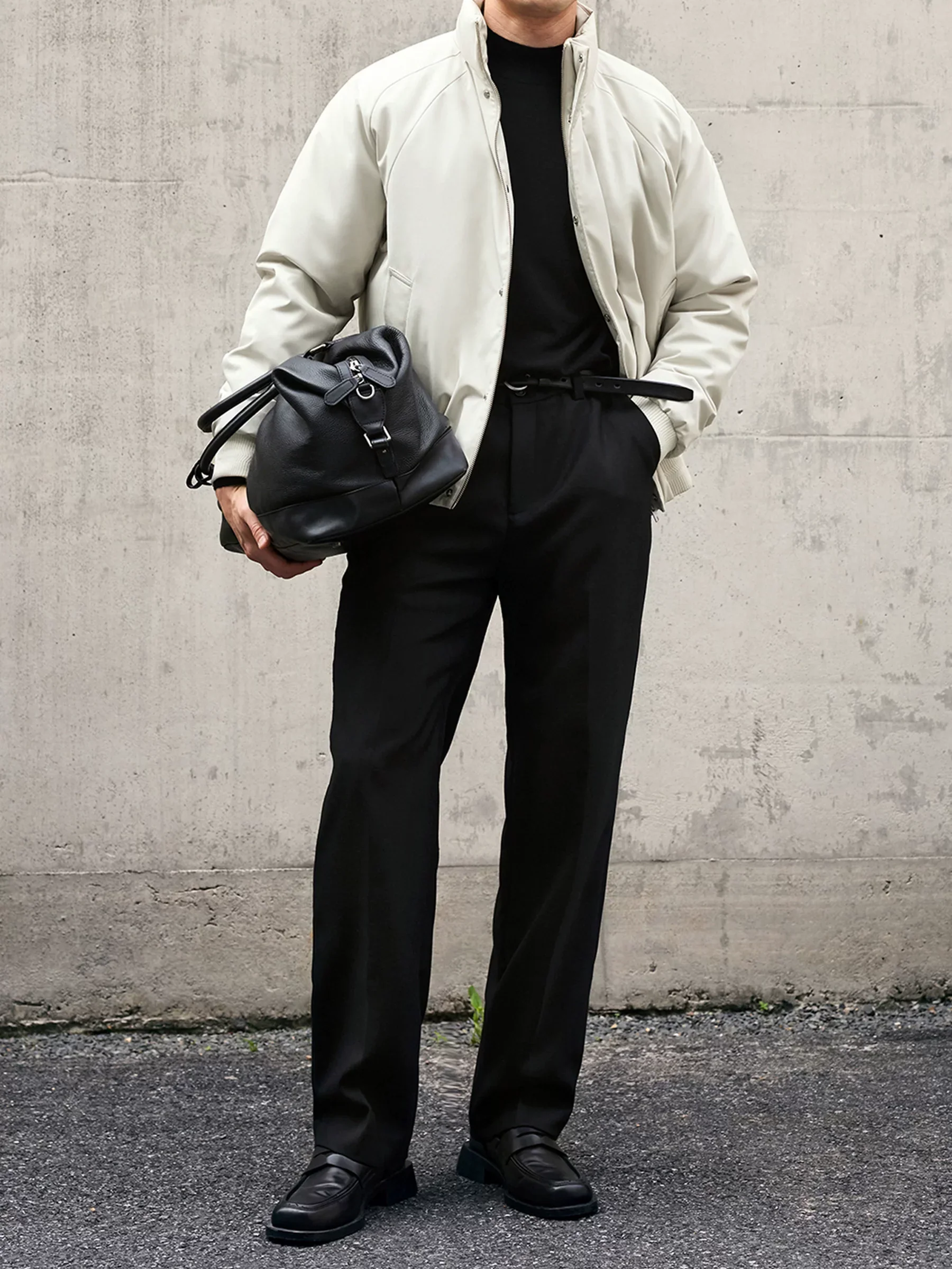 Goose Down Stand-Collar Bomber