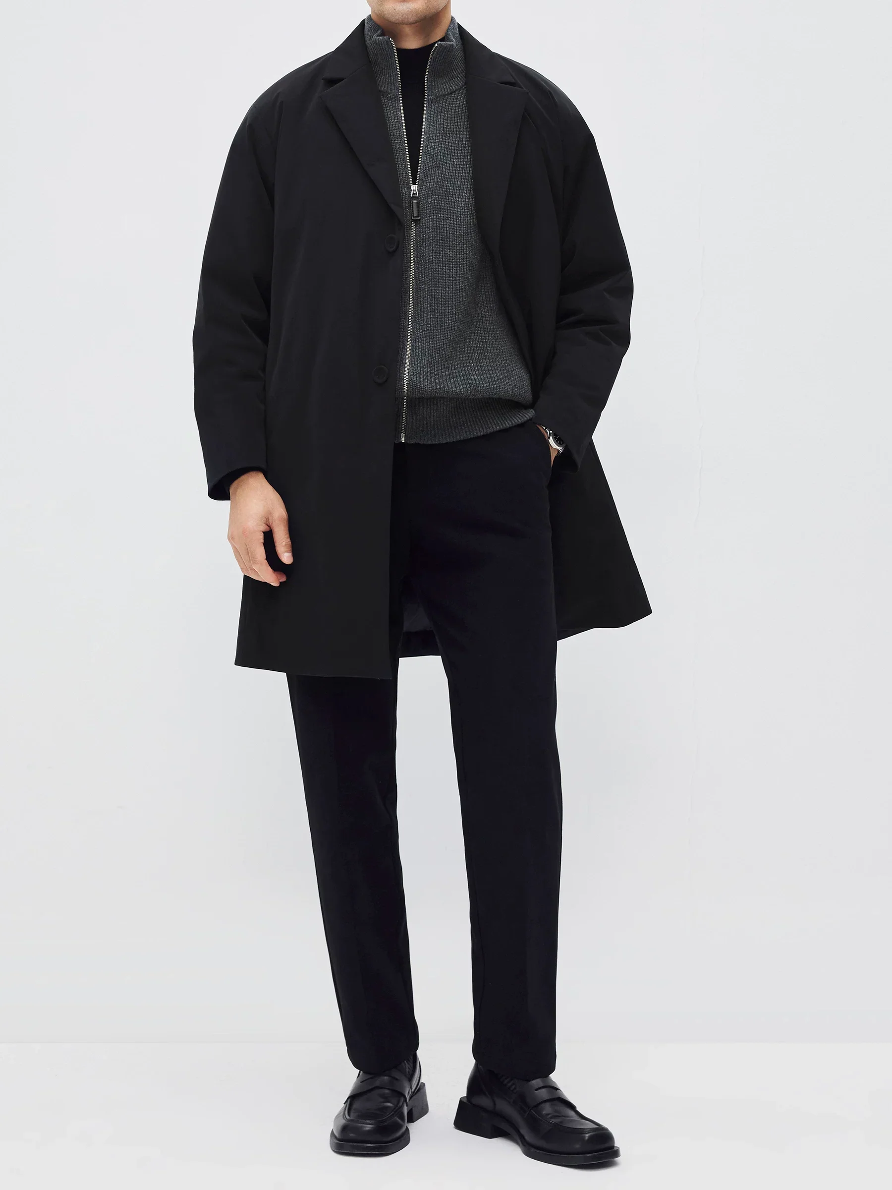 Goose Down Tailored Overcoat - Image 2