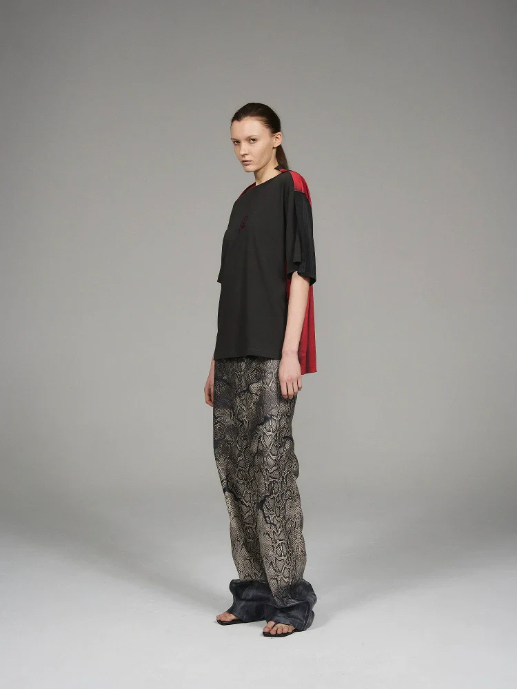 Gradient Embroidered Tee - Image 3