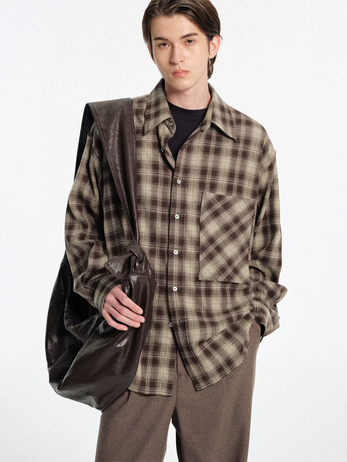 Gradient Plaid Shirt - Image 3