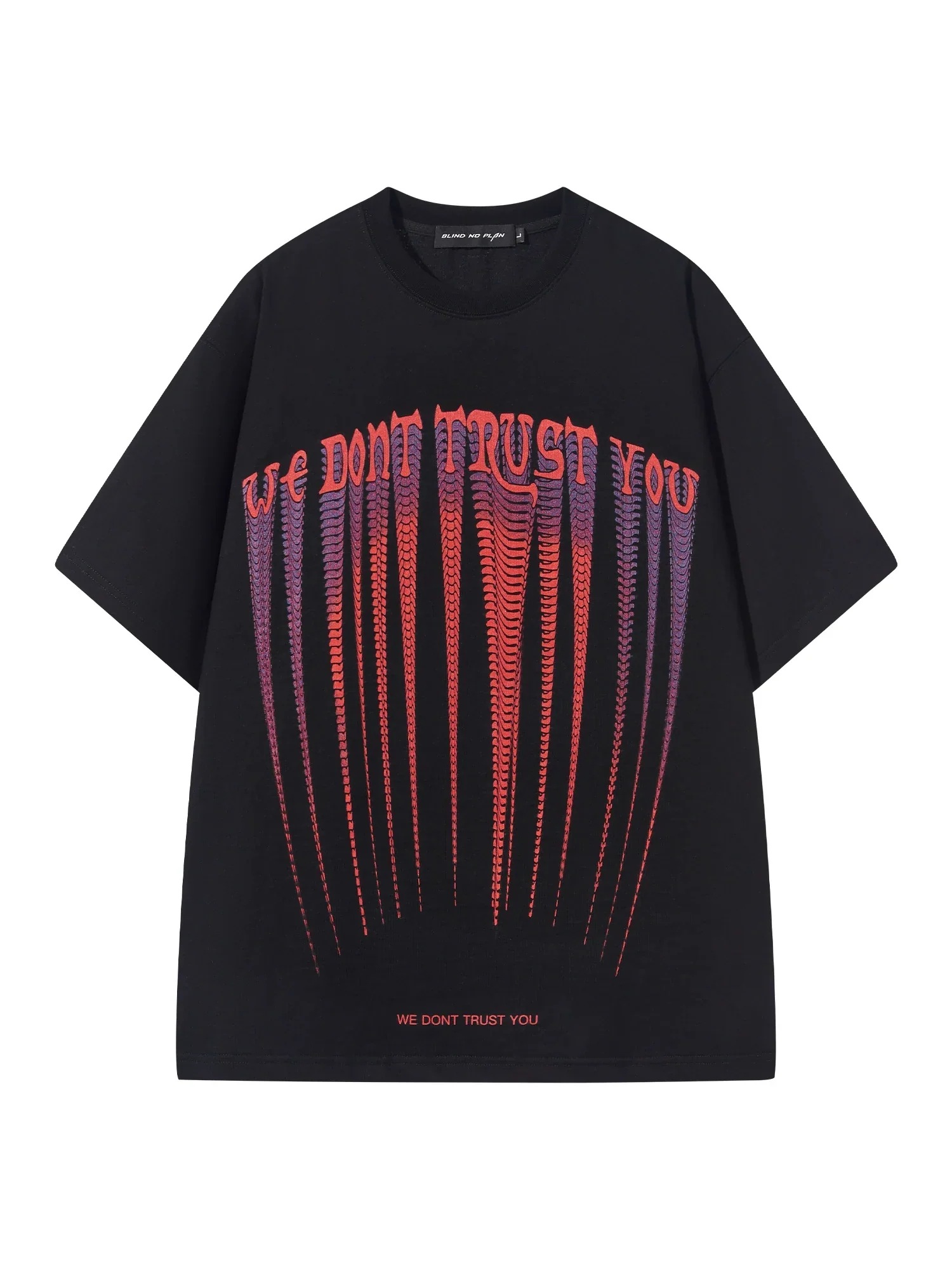 Gradient Slogan Oversized T-shirt - Image 2