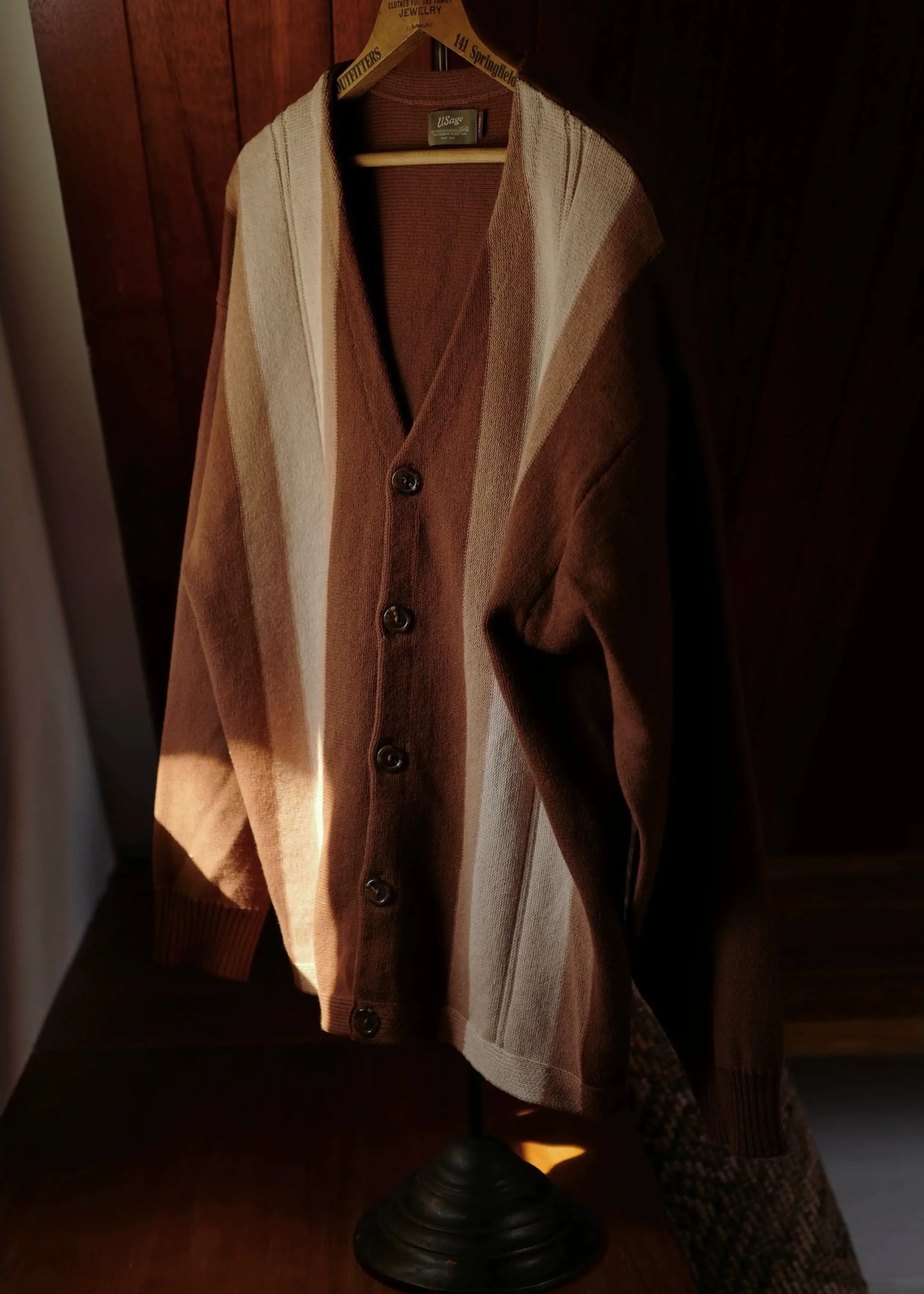 Gradient Striped Cardigan - Image 8