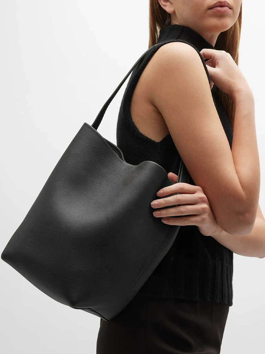 Grain Leather Tote - Image 4