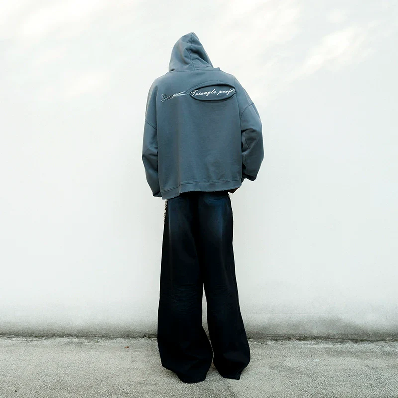 Graphic Deconstructed Hoodie