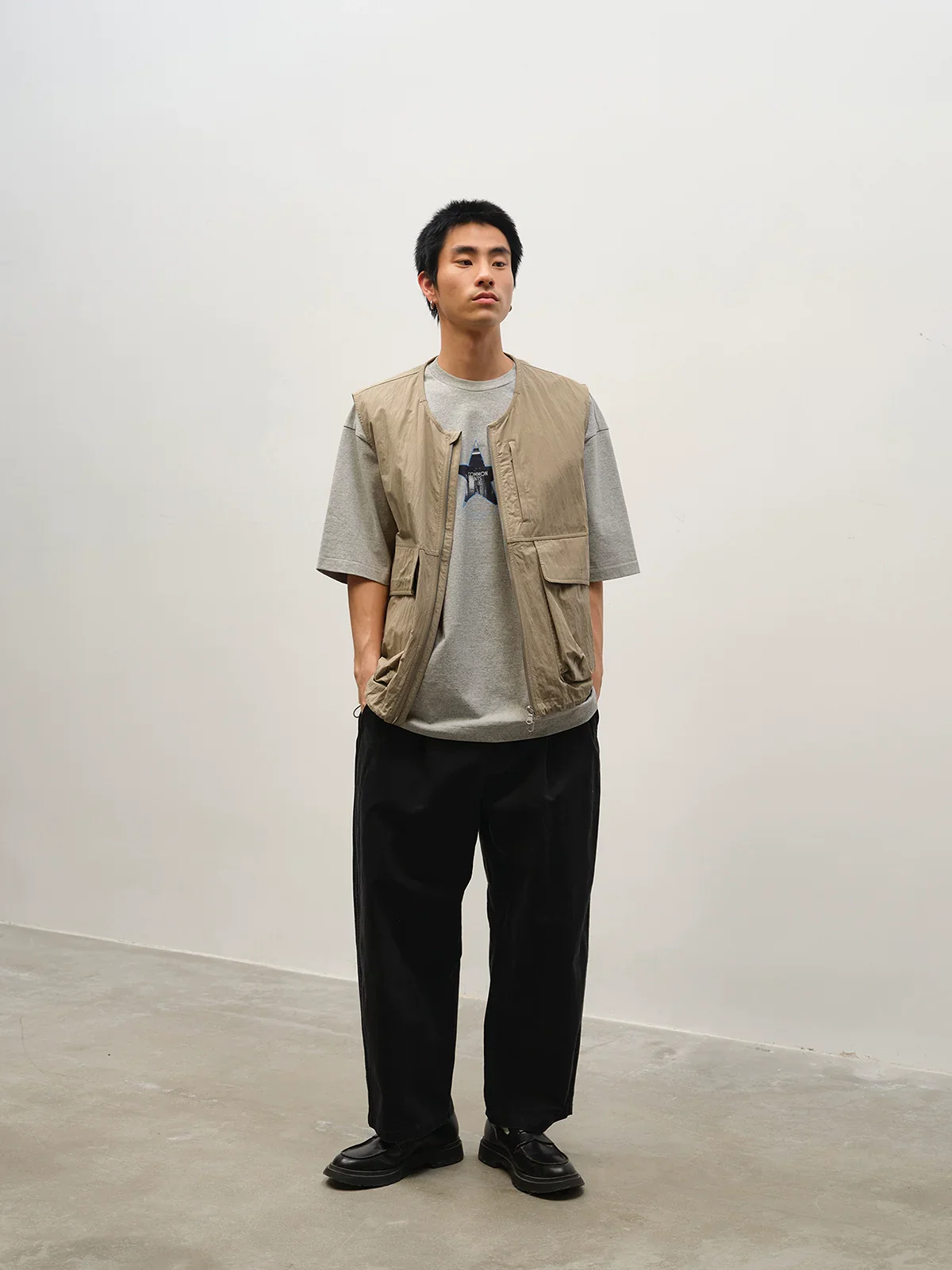Graphite Enzyme Washed Trousers - Image 2