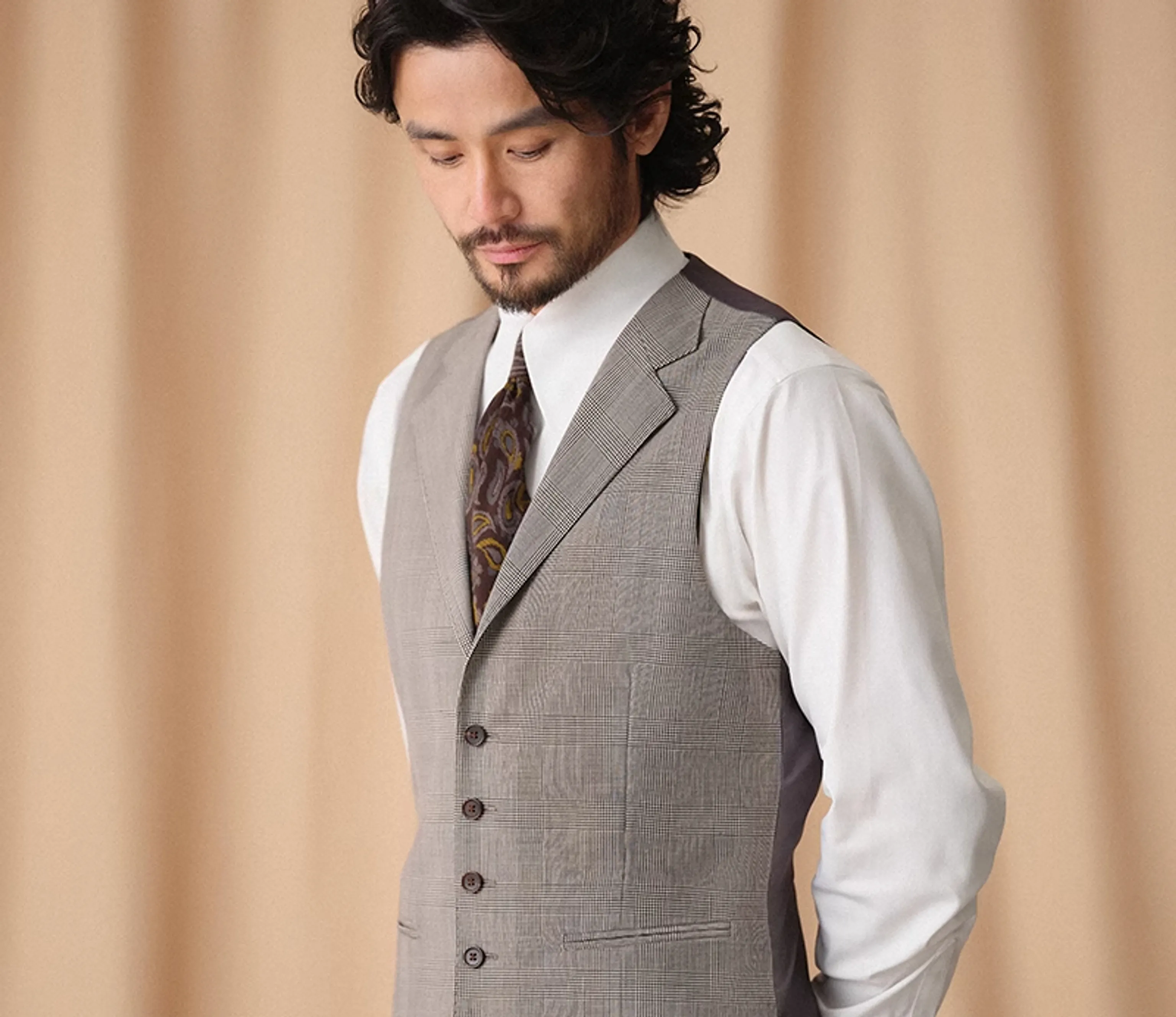 Gray Plaid Vest - Image 8