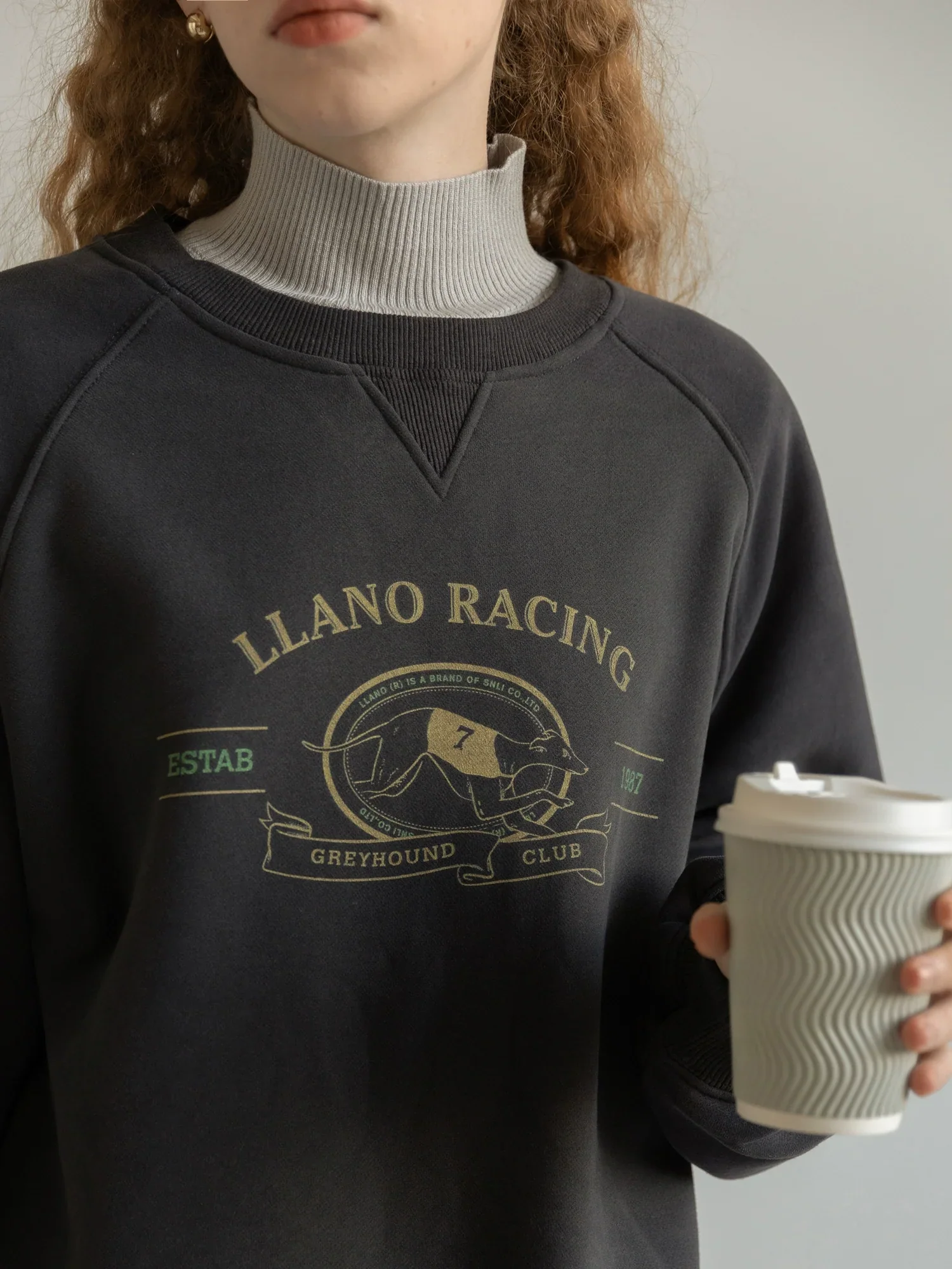 Greyhound Club Fleece Sweatshirt - Image 2