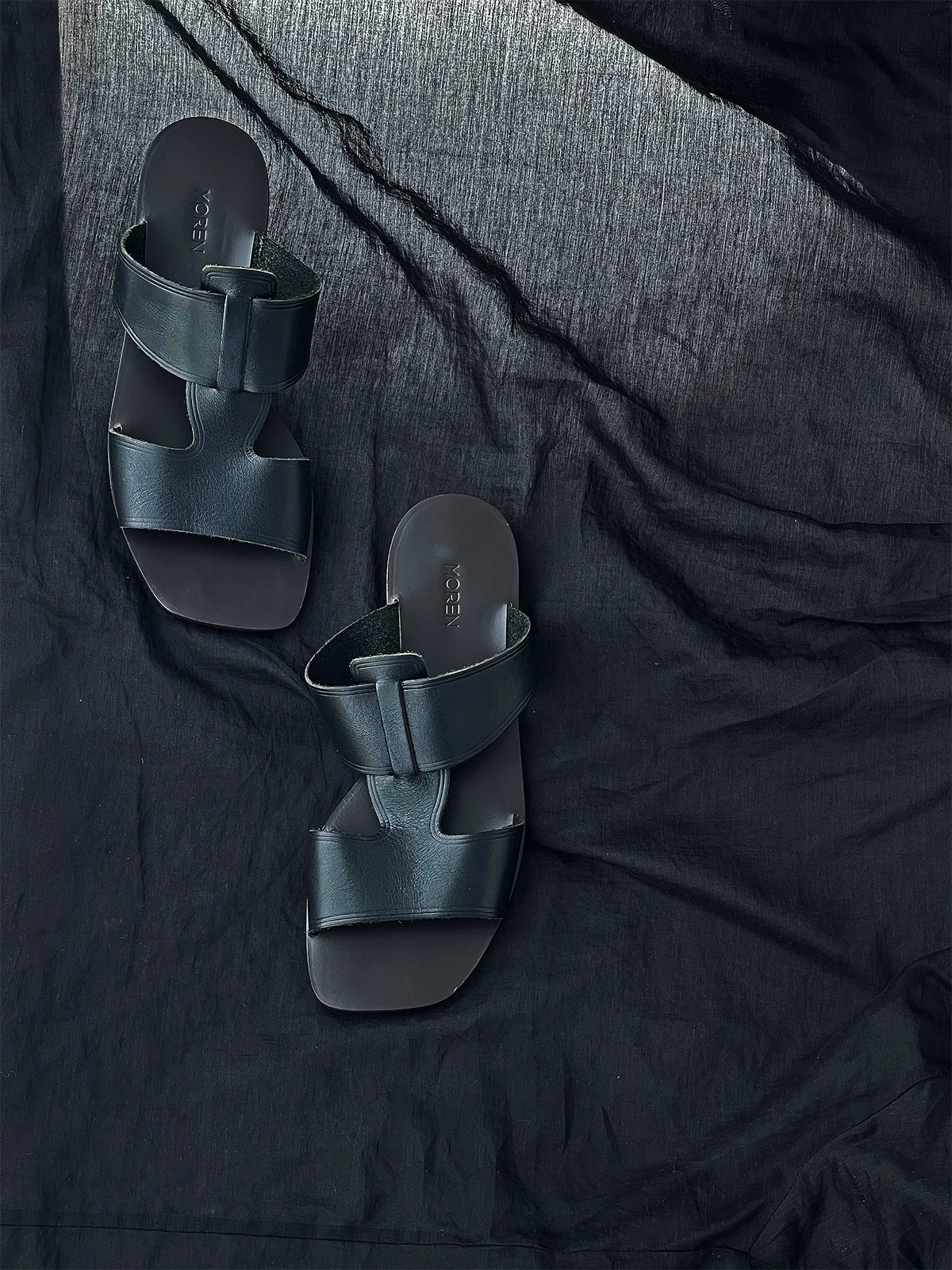 H-Strap Leather Slides - Image 4